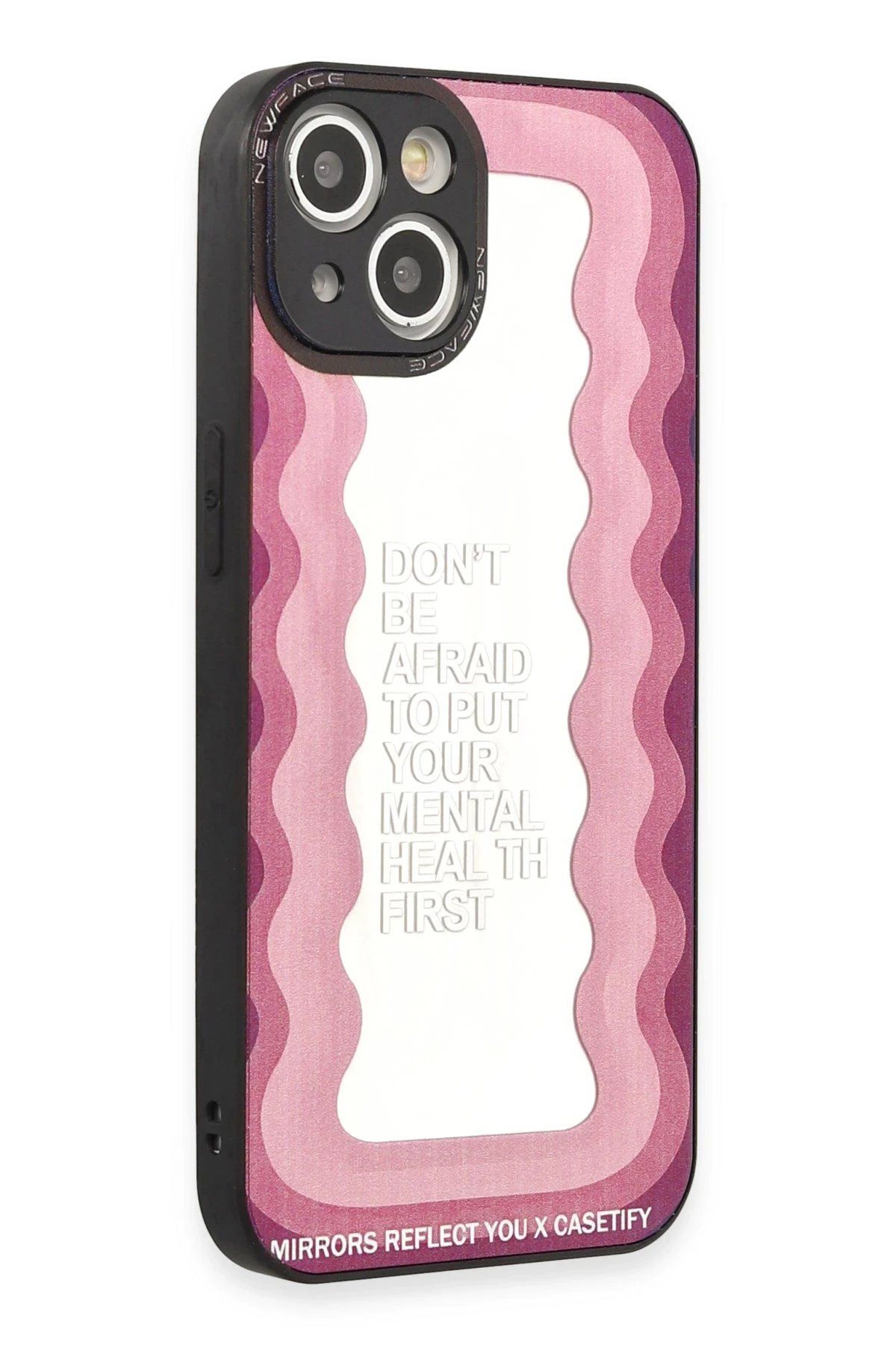 Toptan Bulurum iPhone 14 Kılıf Mirror Desenli Kapak - Mirror - 11