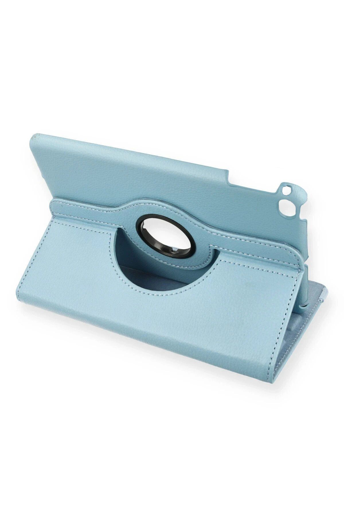 Toptan Bulurum iPad Mini 4 Kılıf 360 Tablet Deri Kılıf - Turkuaz