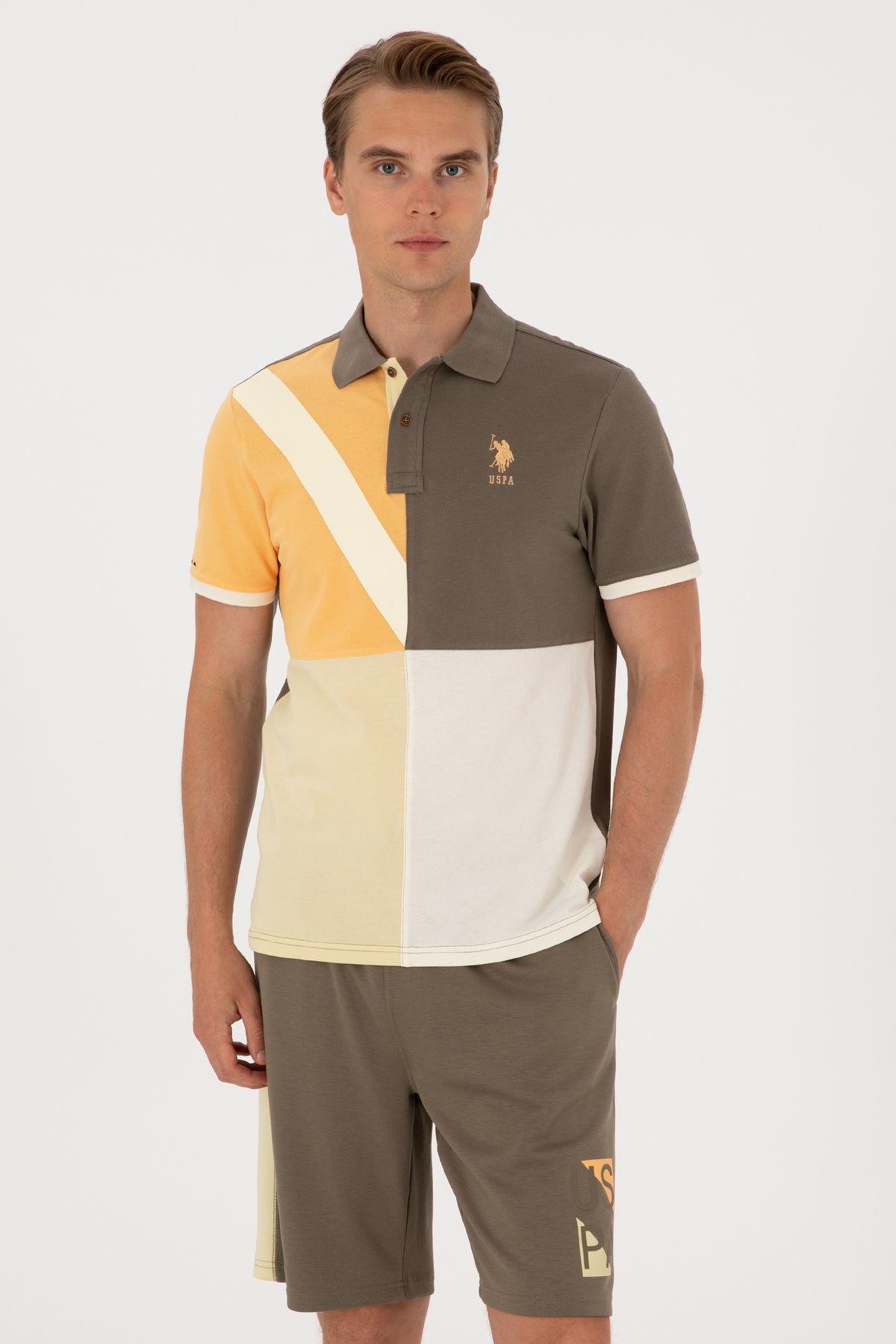 U.S. Polo Assn. Erkek Vizon Tişört 50300140-VR052