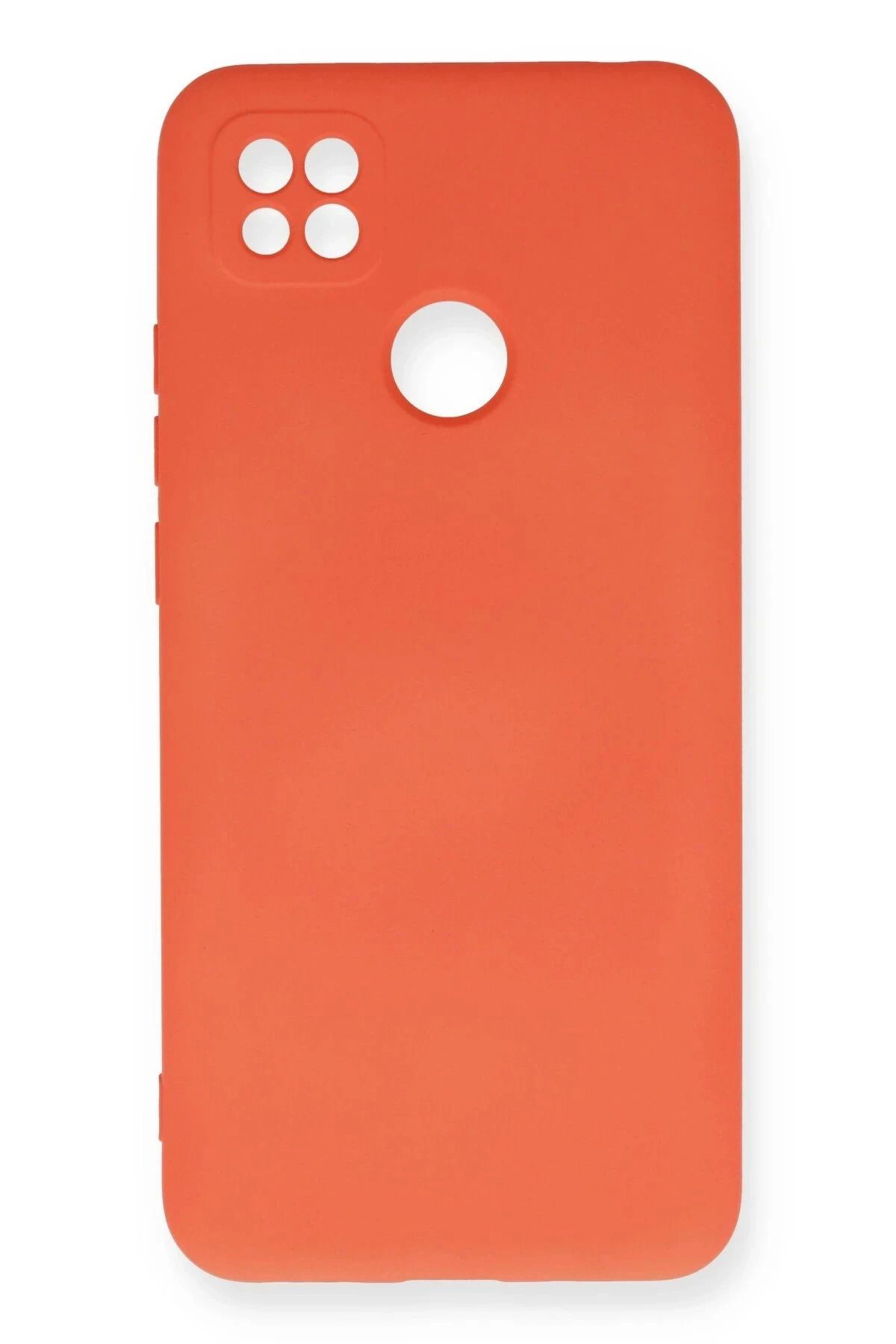 Vita Premio BFS Xiaomi Redmi 9C Kılıf Nano içi Kadife Silikon - Turuncu