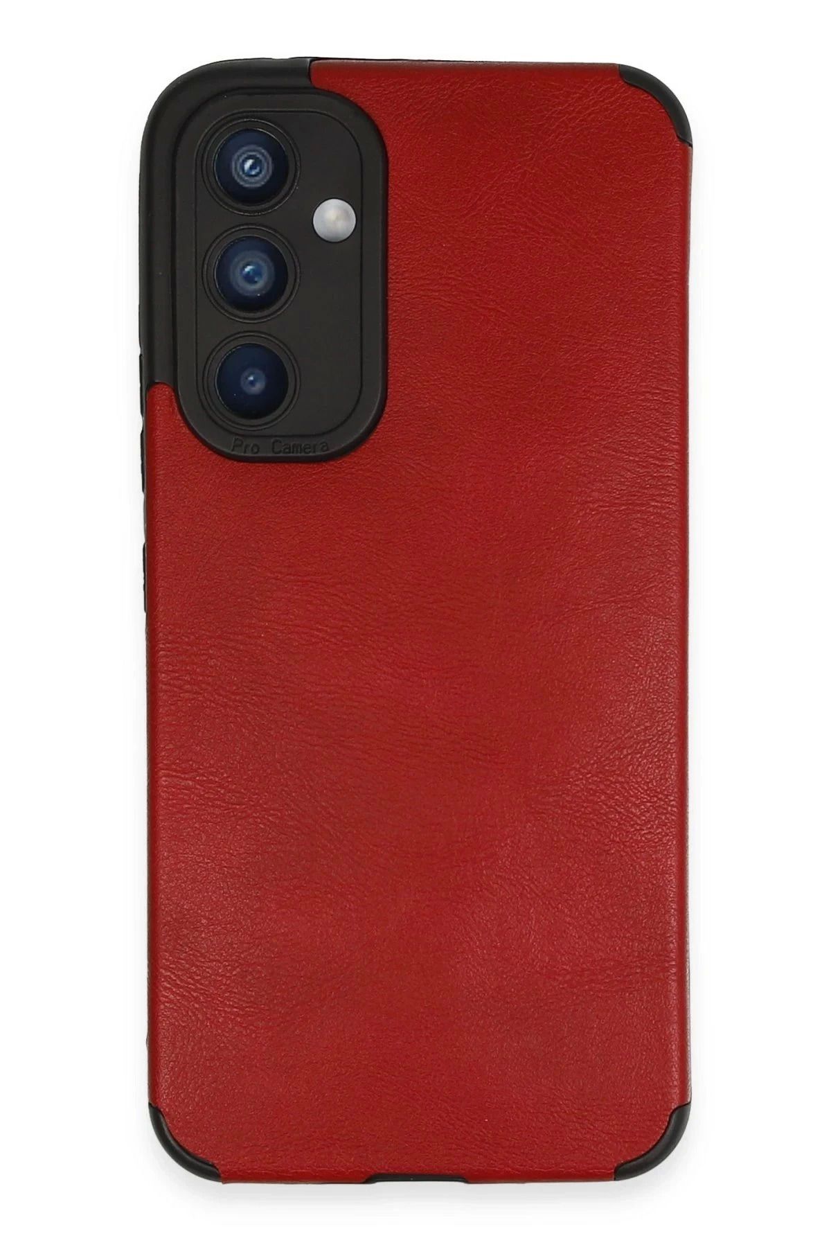 Vita Premio BFS Samsung Galaxy A54 5G Kılıf Loop Deri Silikon - Kırmızı