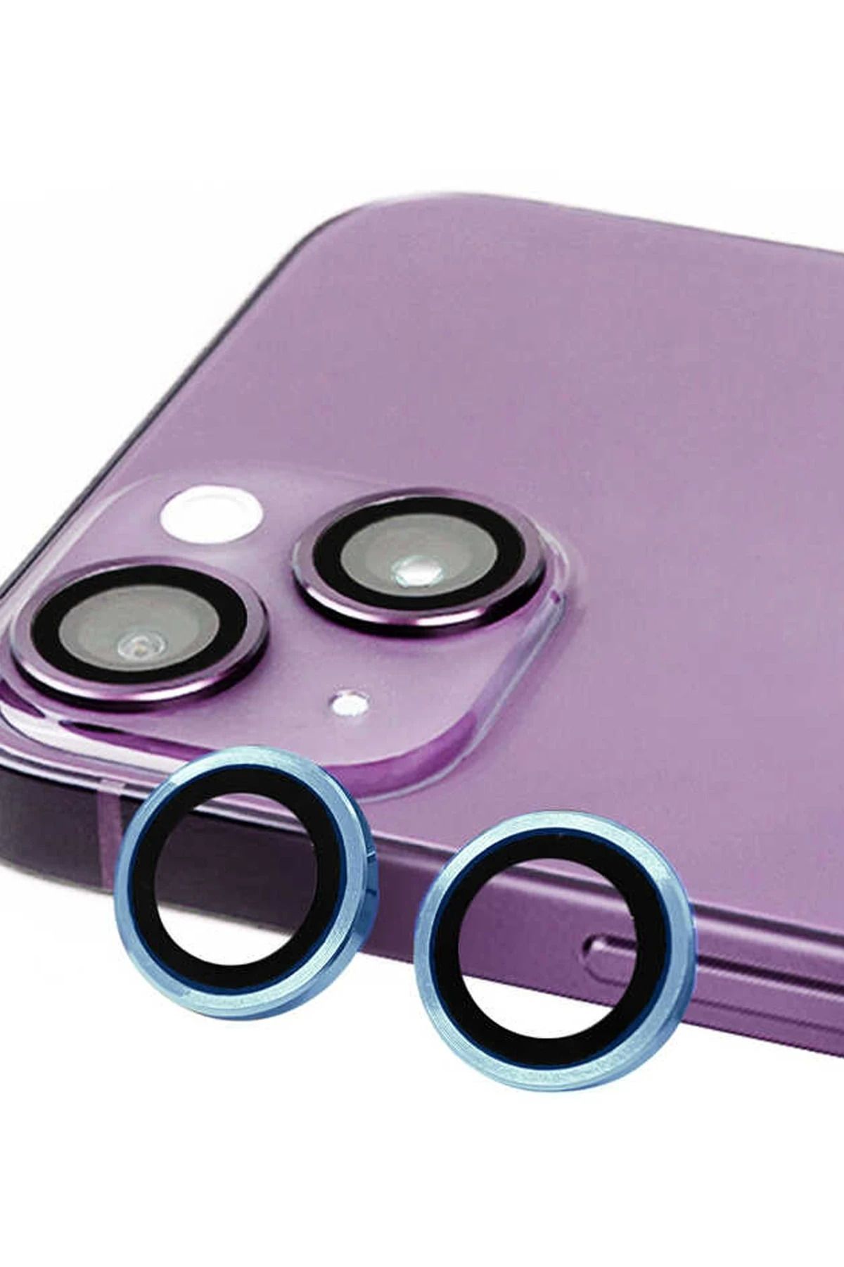 Vita Premio BFS iPhone 14 Raze Metal Kamera Lens - Mavi