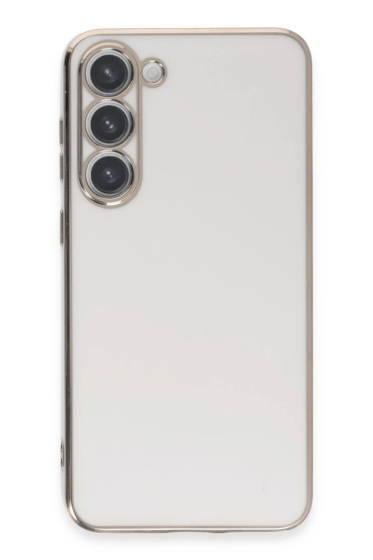Vita Premio BFS Samsung Galaxy S23 Kılıf Volet Silikon - Beyaz