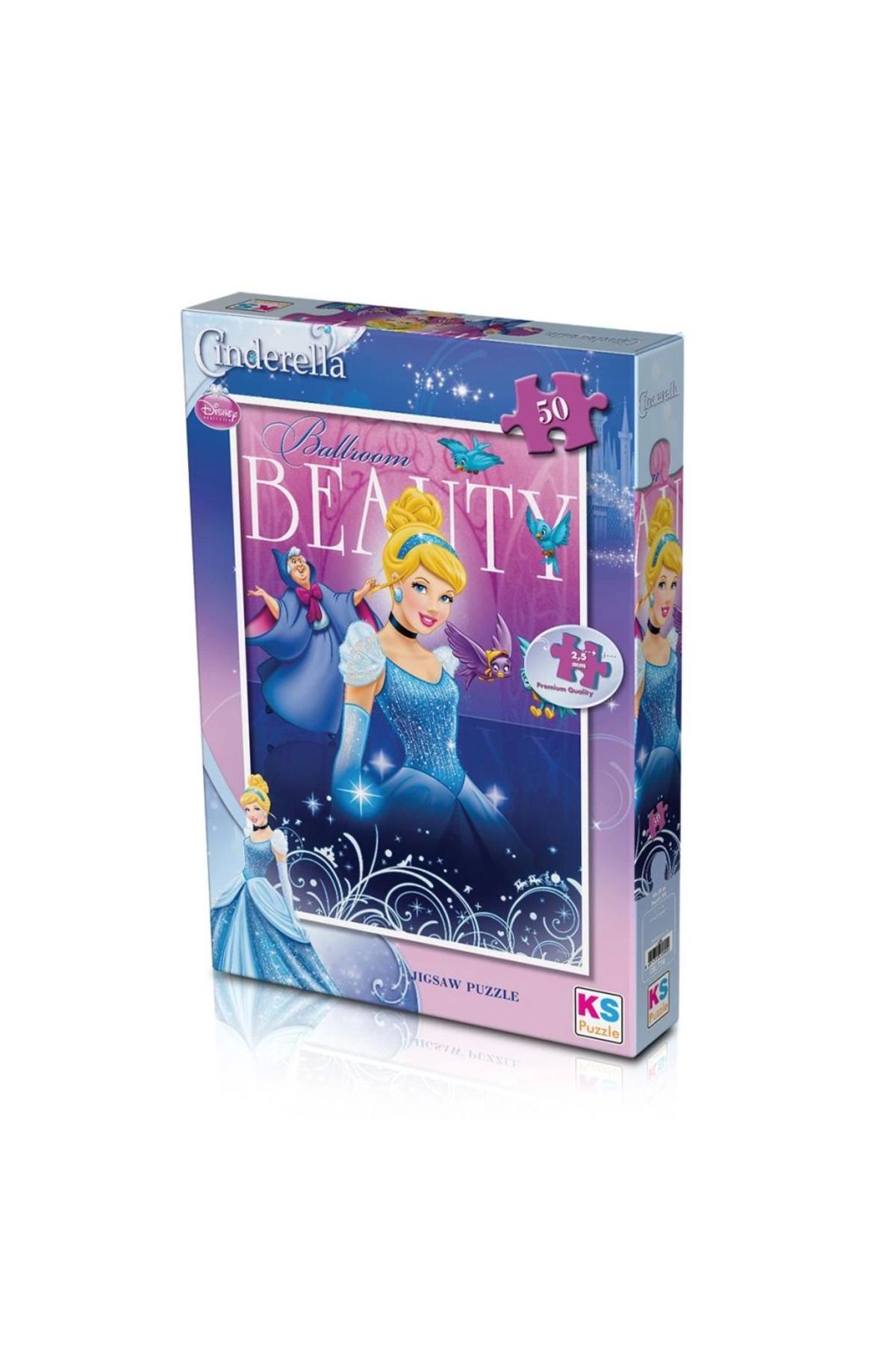 Vita Premio BFS Nessiworld CRL709 KS, Cinderella 50 Parça Çocuk Puzzle