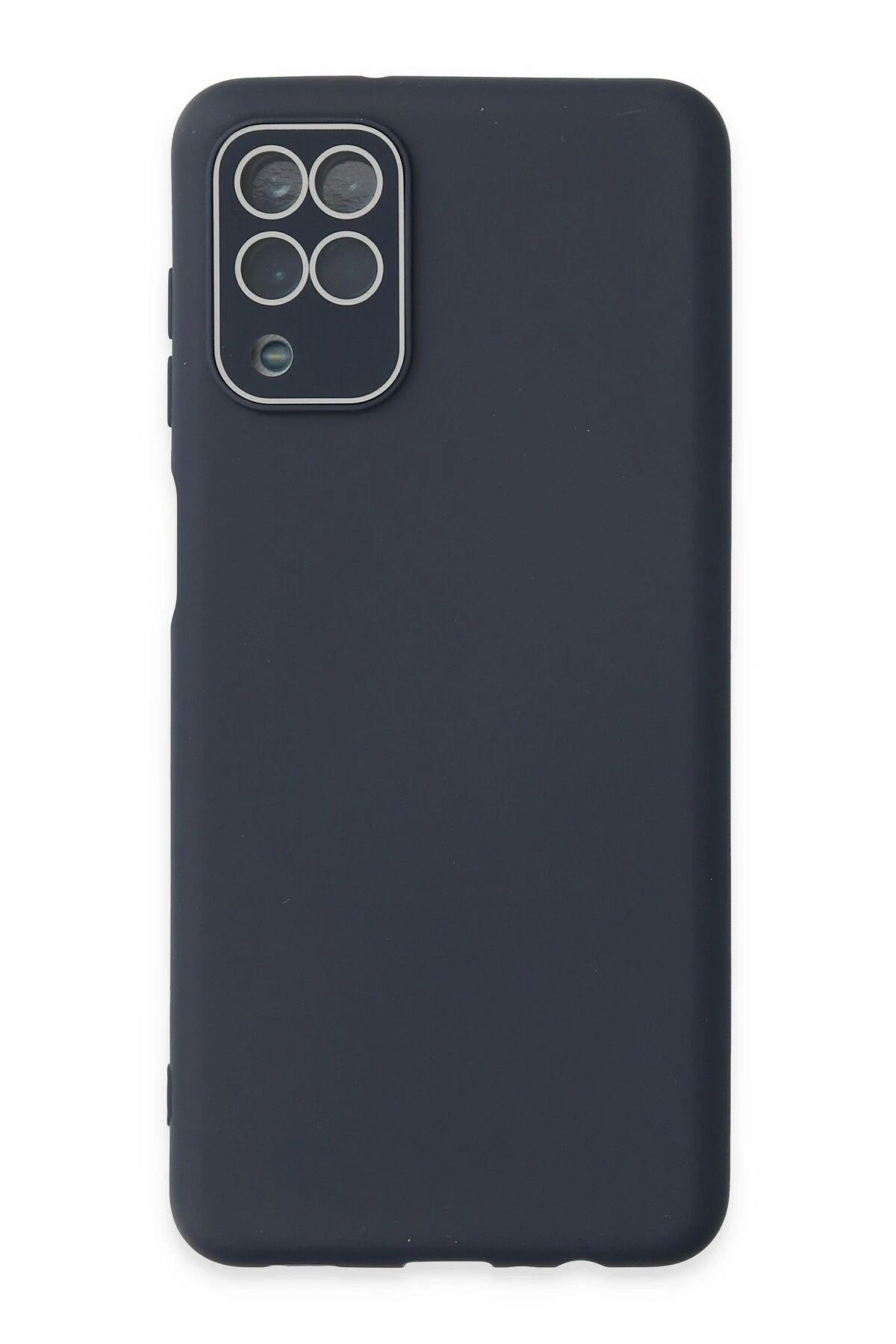 Vita Premio BFS Samsung Galaxy A22 Kılıf Lansman Glass Kapak - Lacivert