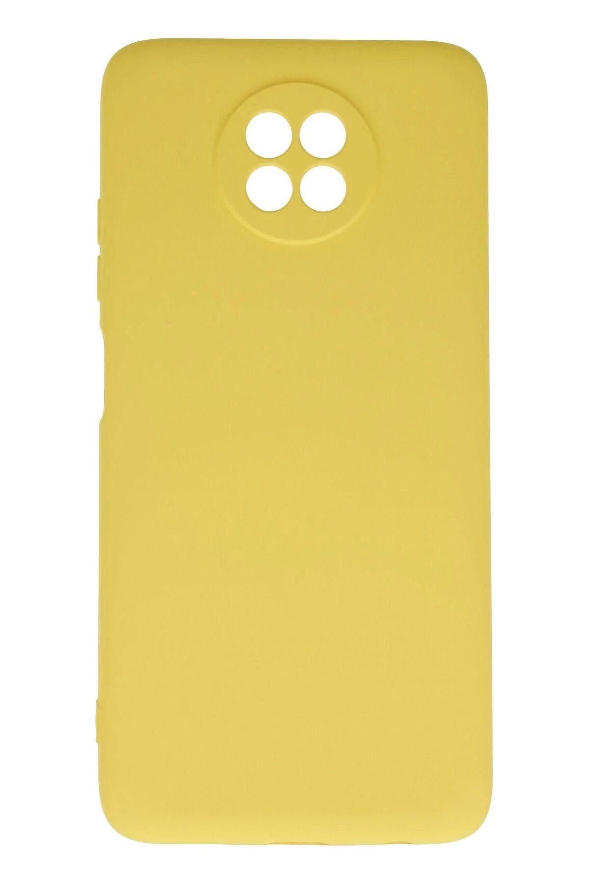 Vita Premio BFS Xiaomi Redmi Note 9 5G Kılıf Nano içi Kadife Silikon - Sarı