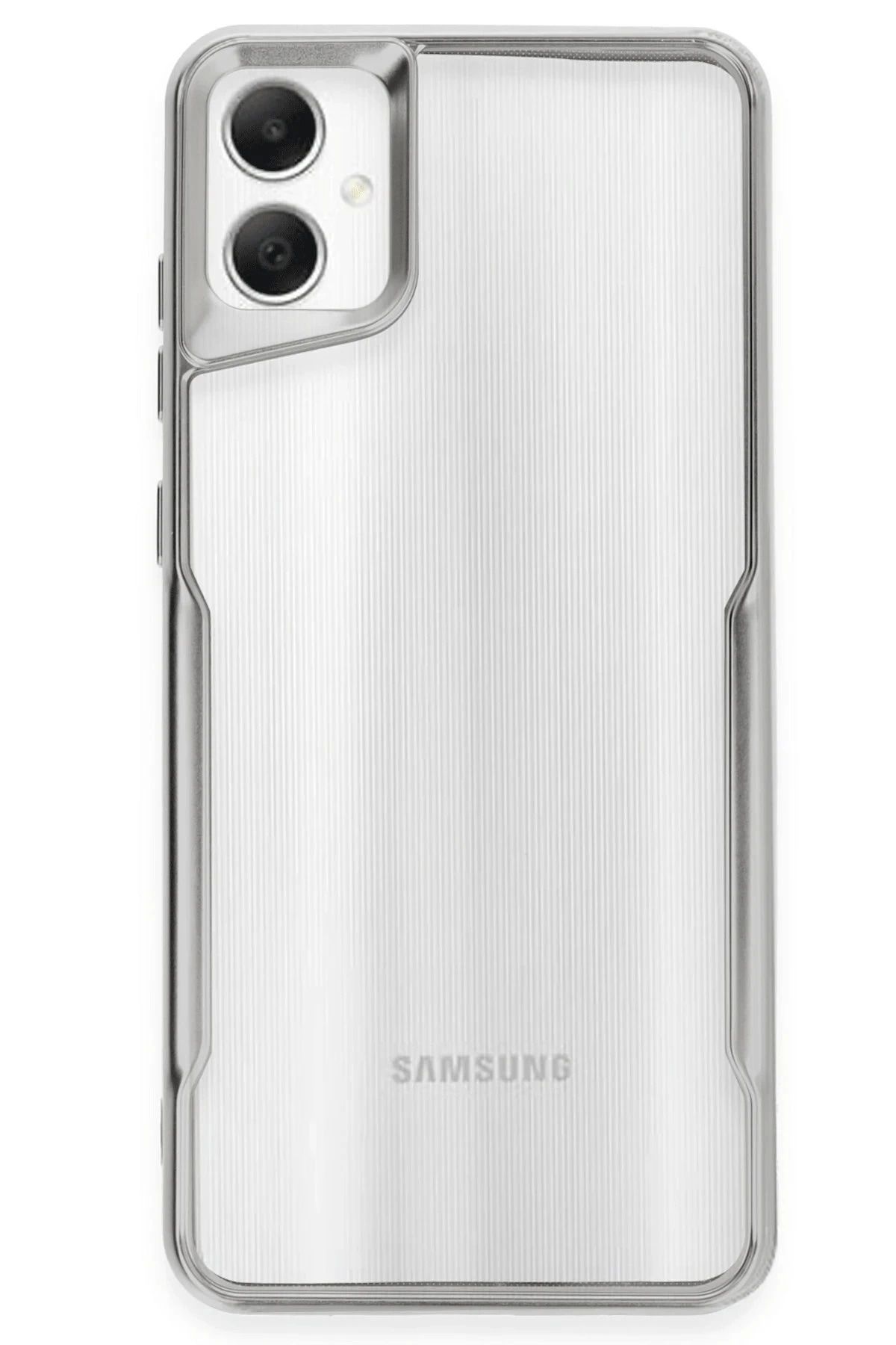 Vita Premio BFS Samsung Galaxy A06 Kılıf Boyi Silikon Kapak - Gümüş