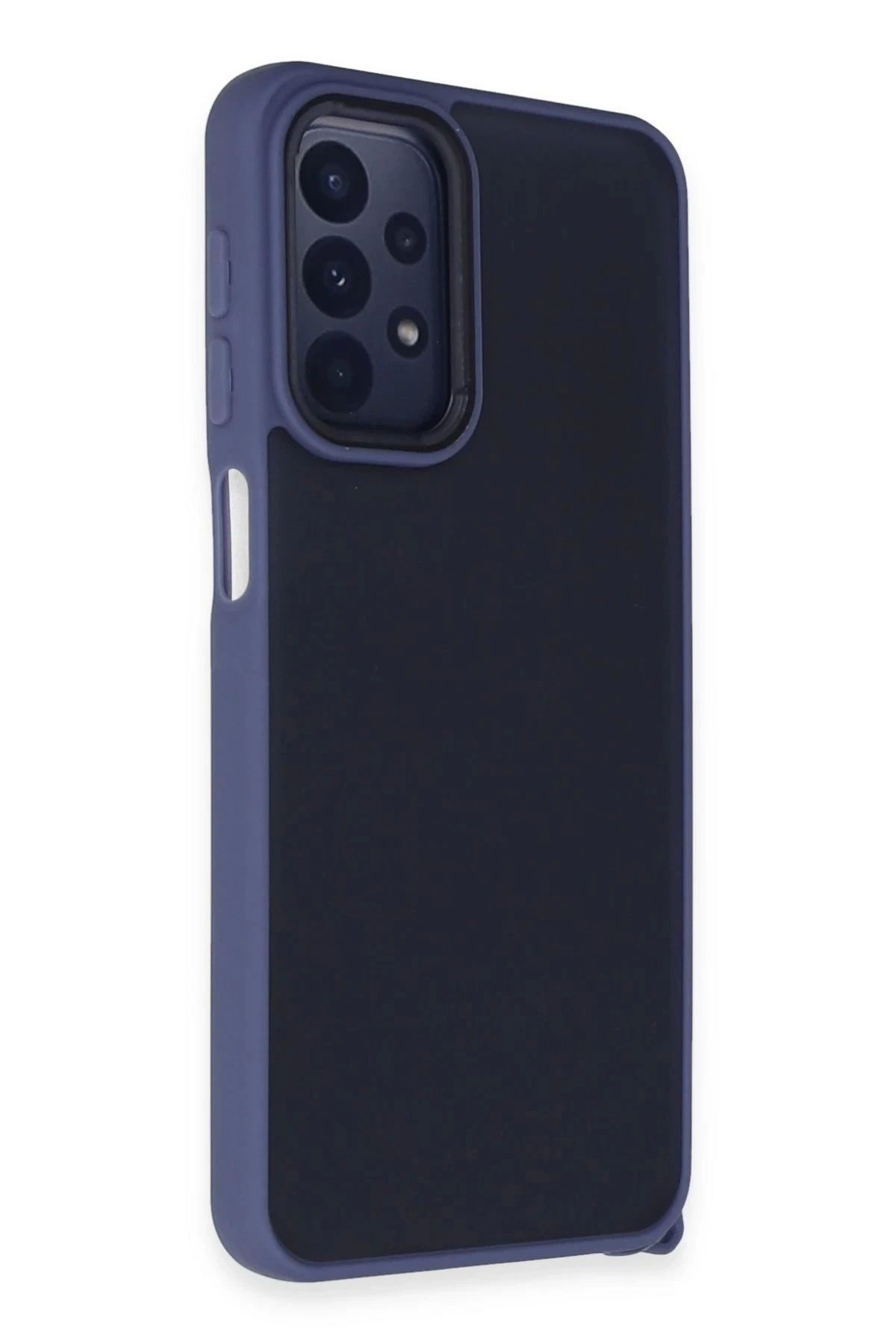 Vita Premio BFS Samsung Galaxy A23 4G Kılıf Elegant Kapak - Açık Mavi