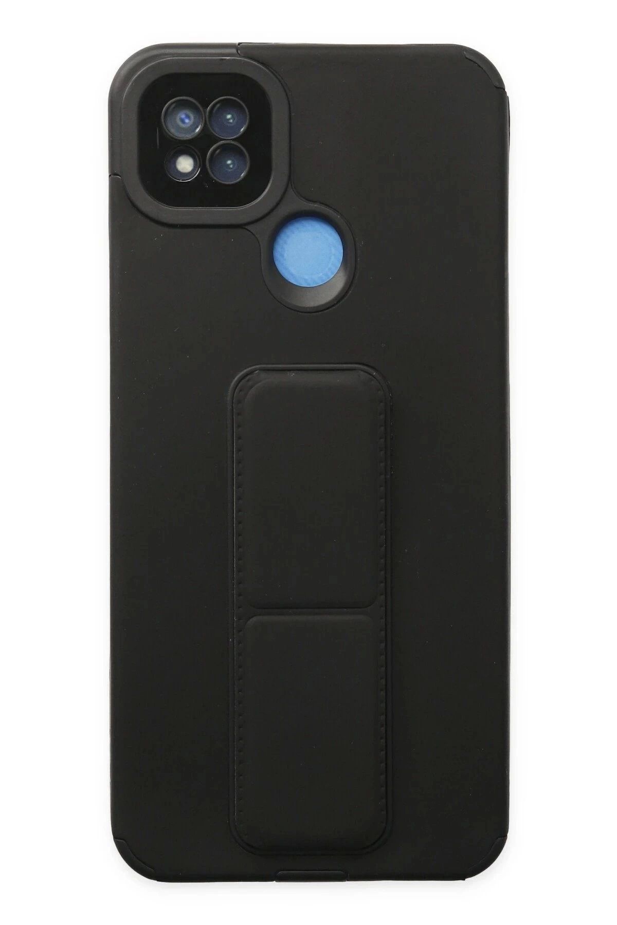 Vita Premio BFS Xiaomi Redmi 9C Kılıf Mega Standlı Silikon - Siyah