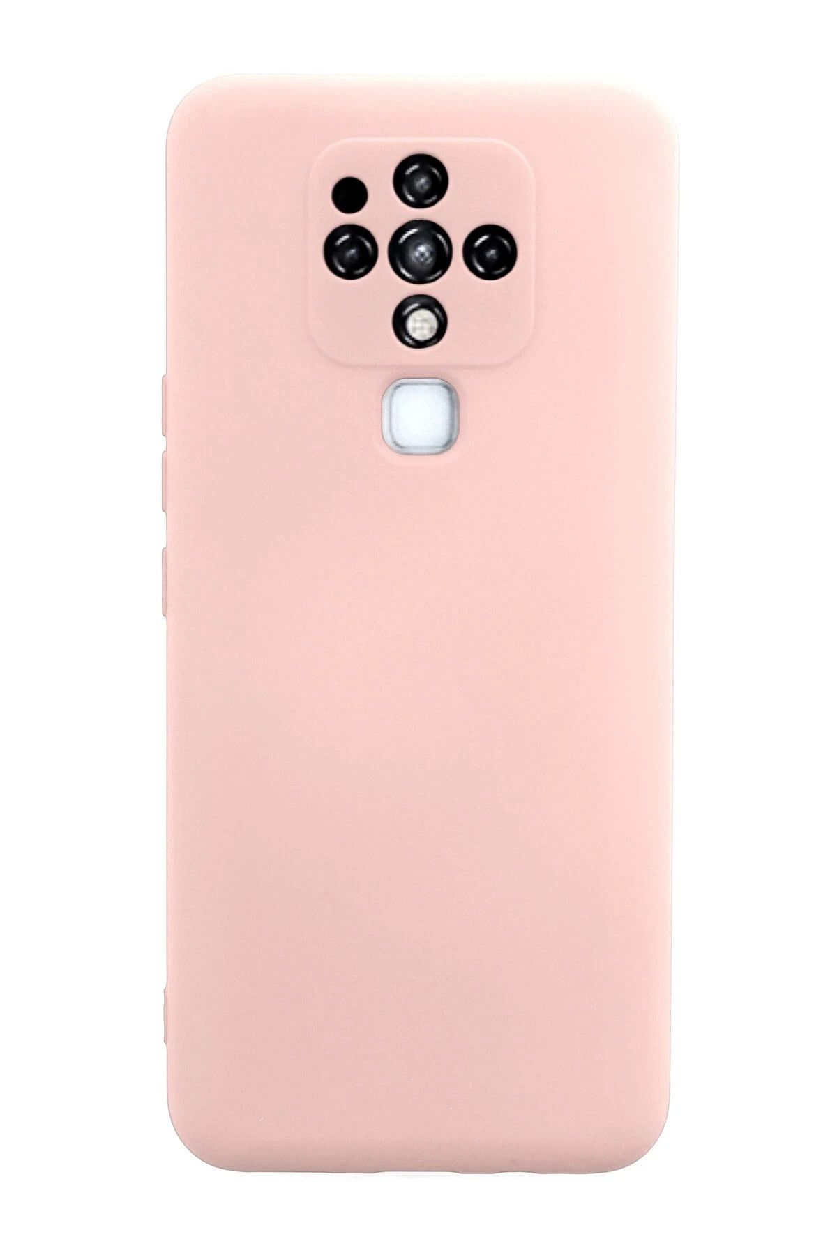 Vita Premio BFS Tecno Camon 16 Kılıf Nano içi Kadife Silikon - Pudra