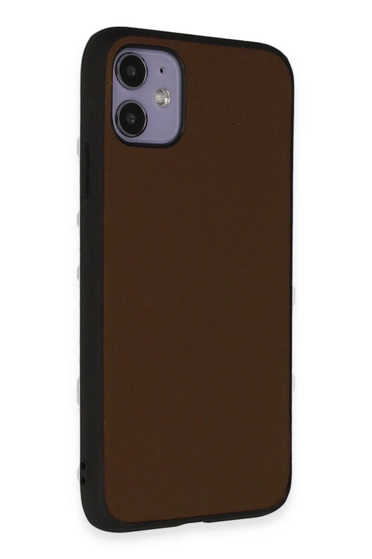 Vita Premio BFS iPhone 11 Kılıf Taft Kapak - Kahverengi
