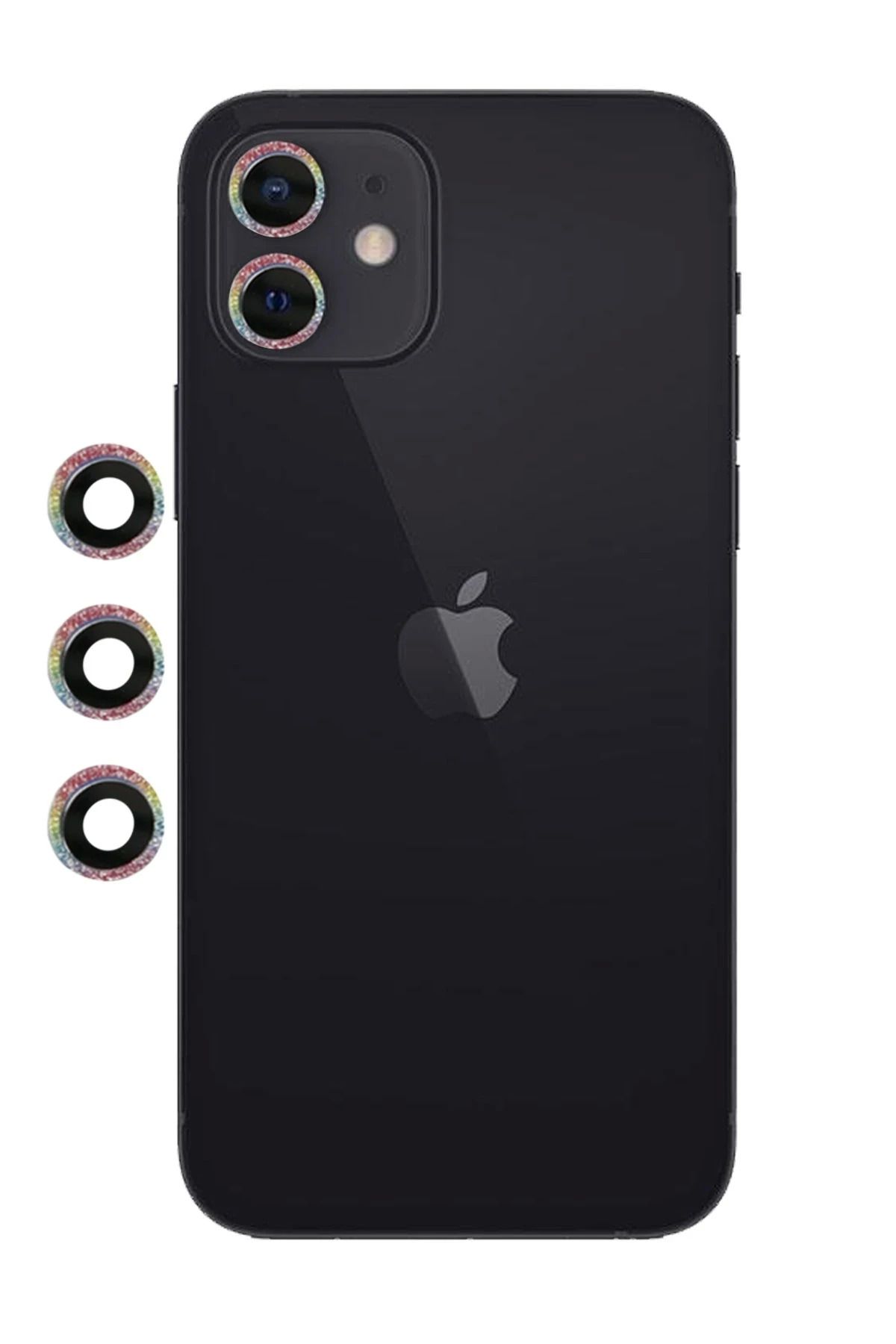 Vita Premio BFS iPhone 12 Shine Kamera Lens - Rainbow