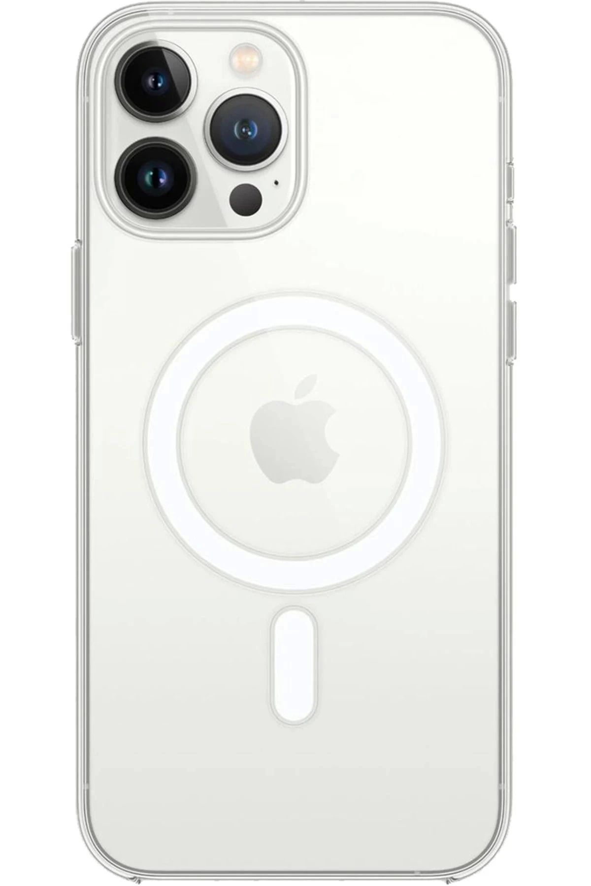 Vita Premio BFS iPhone 14 Pro Max Kılıf Pc Real Magsafe Kapak - Şeffaf