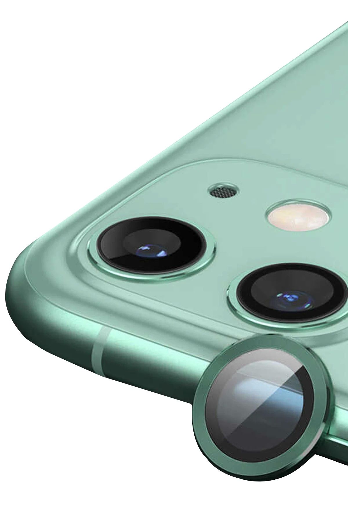Vita Premio BFS iPhone 11 Raze Metal Kamera Lens - Yeşil