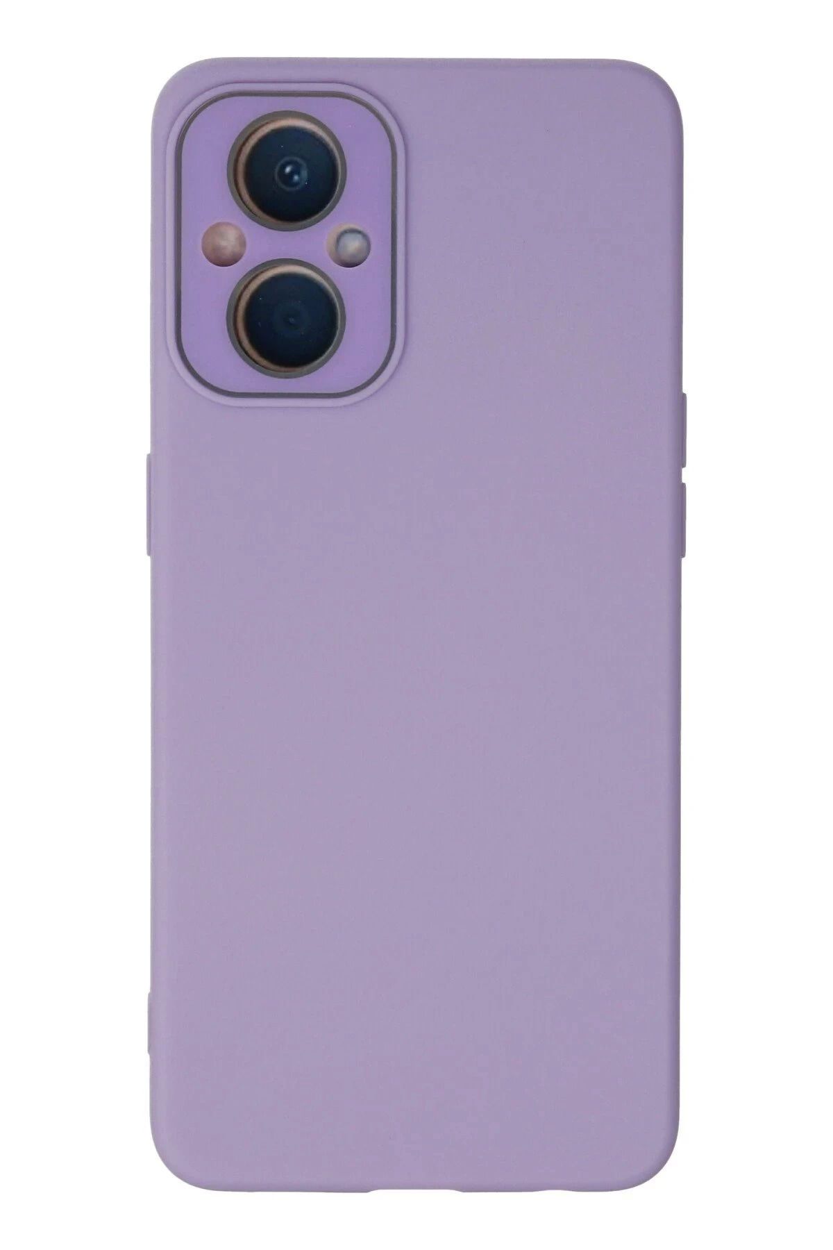 Vita Premio BFS Oppo Reno 7 Lite Kılıf Lansman Glass Kapak - Lila
