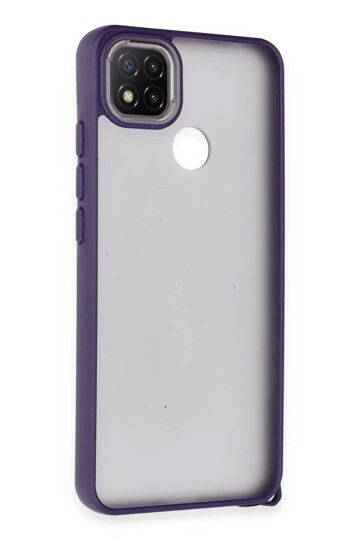 Vita Premio BFS Xiaomi Redmi 9C Kılıf Elegant Kapak - Derin Mor