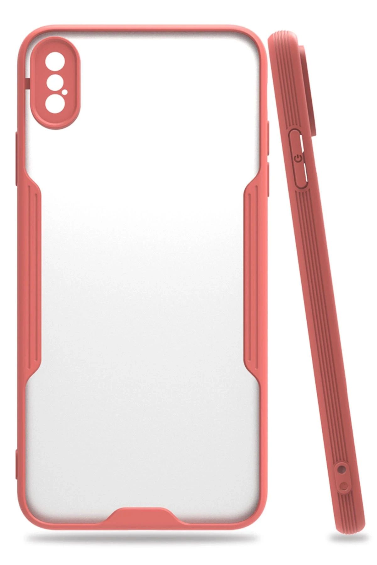 Vita Premio BFS iPhone XS Max Kılıf Platin Silikon - Pembe