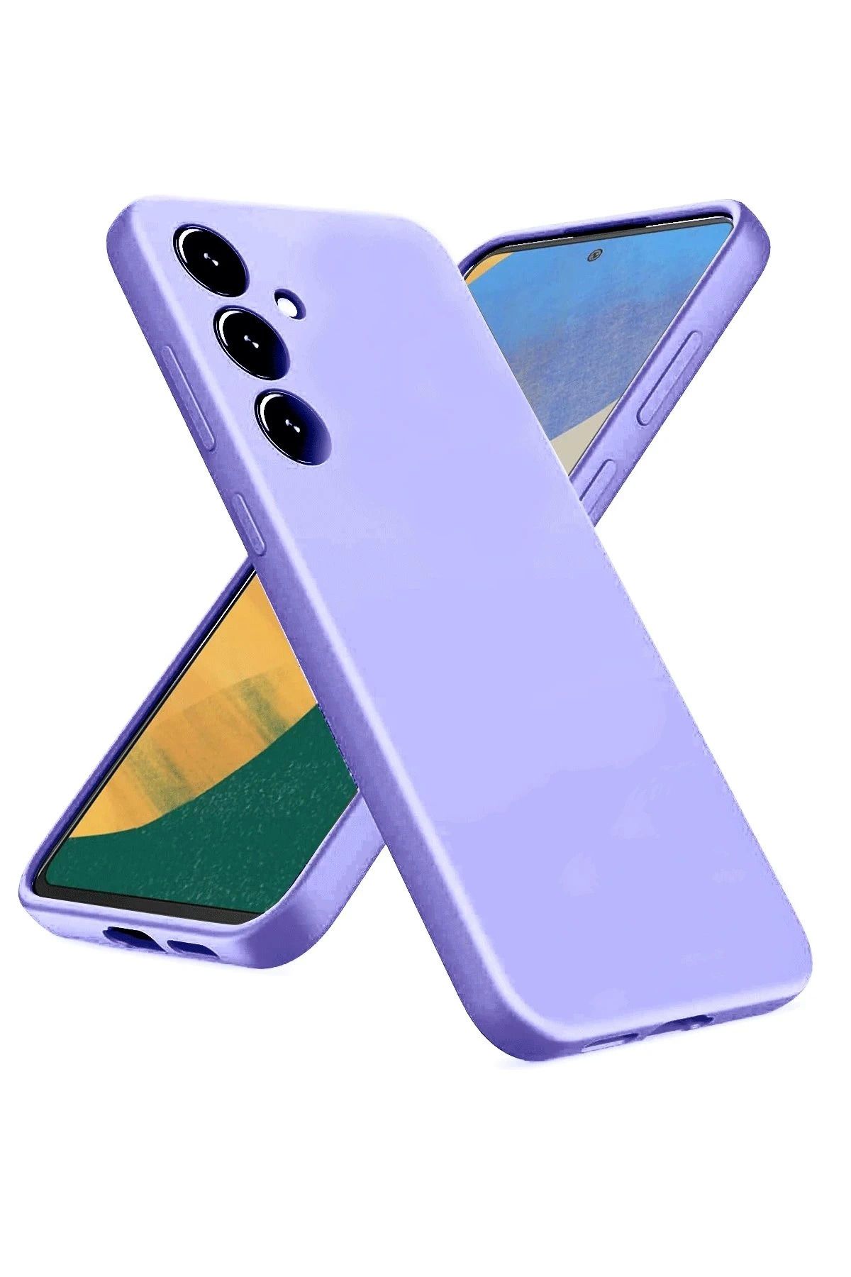 Vita Premio BFS Samsung Galaxy A36 Kılıf Nano içi Kadife Silikon - Lila