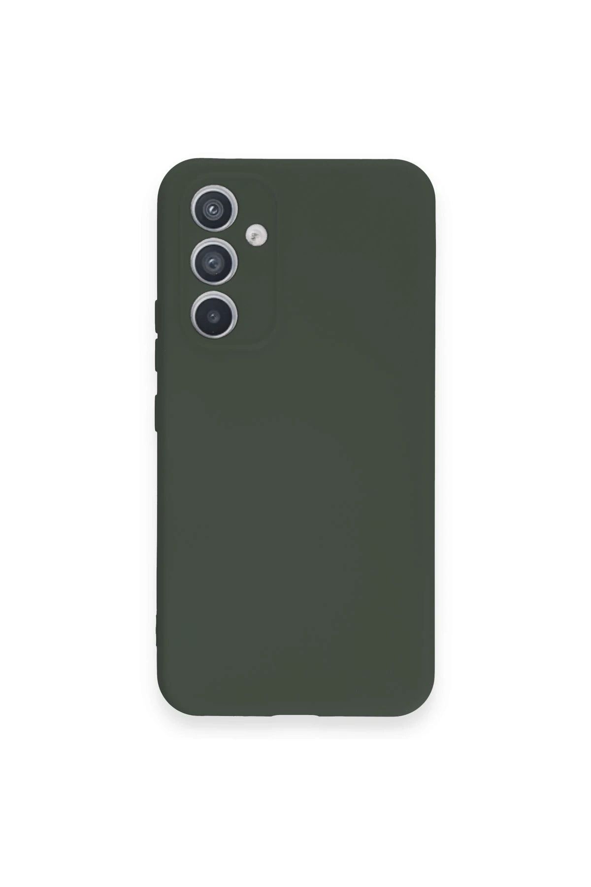Vita Premio BFS Samsung Galaxy A34 5G Kılıf Nano içi Kadife Silikon - Koyu Yeşil