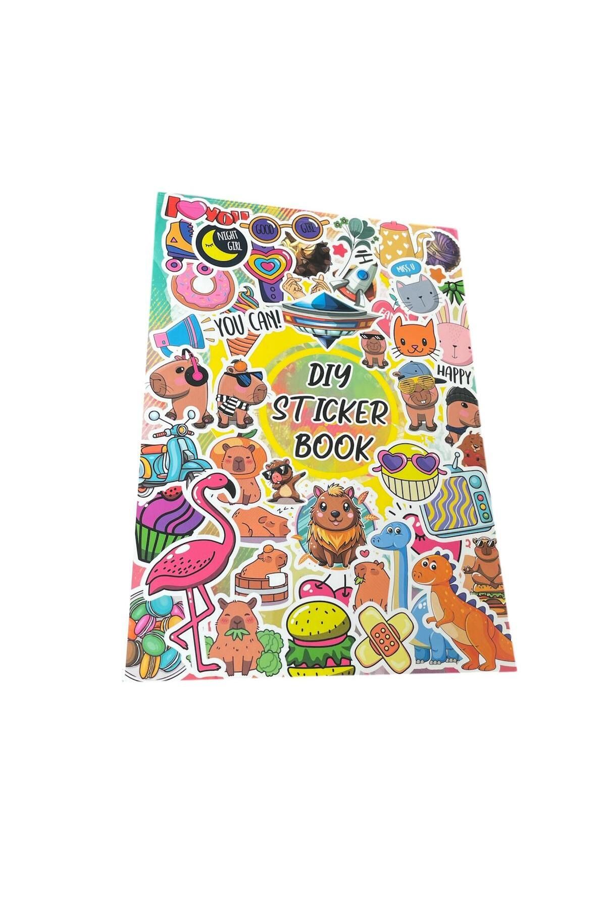 tuvval STİCER BOOK STİKER DEFTER YAPIŞTIRMALI ÇIKARMALI DEFTER