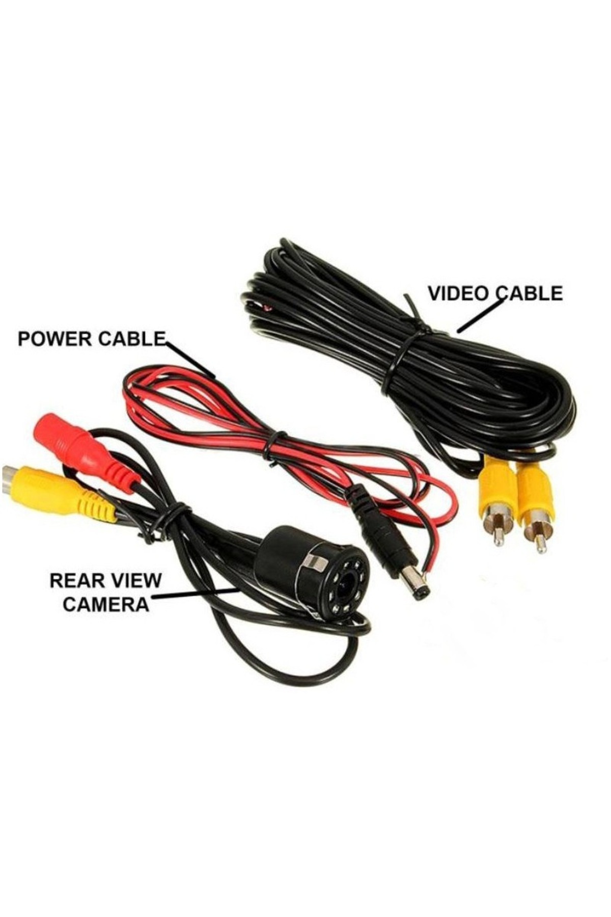 TECHSTAR-® IR Rear View Backup Camera, 4 LEDs, Night Vision, 170° Angle, Waterproof 6