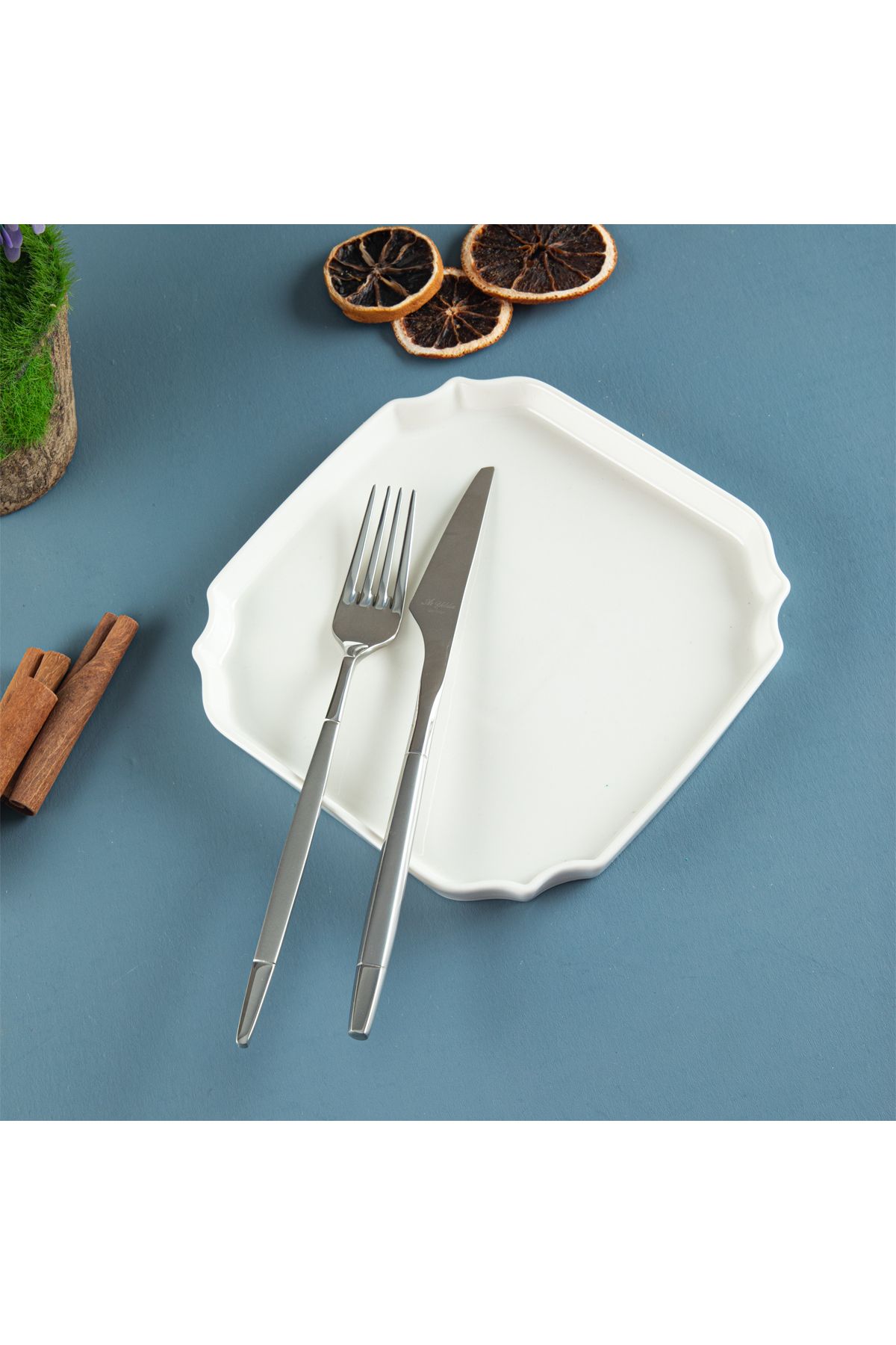 Aryıldız Lunar Kare Servis Tabağı 18 cm