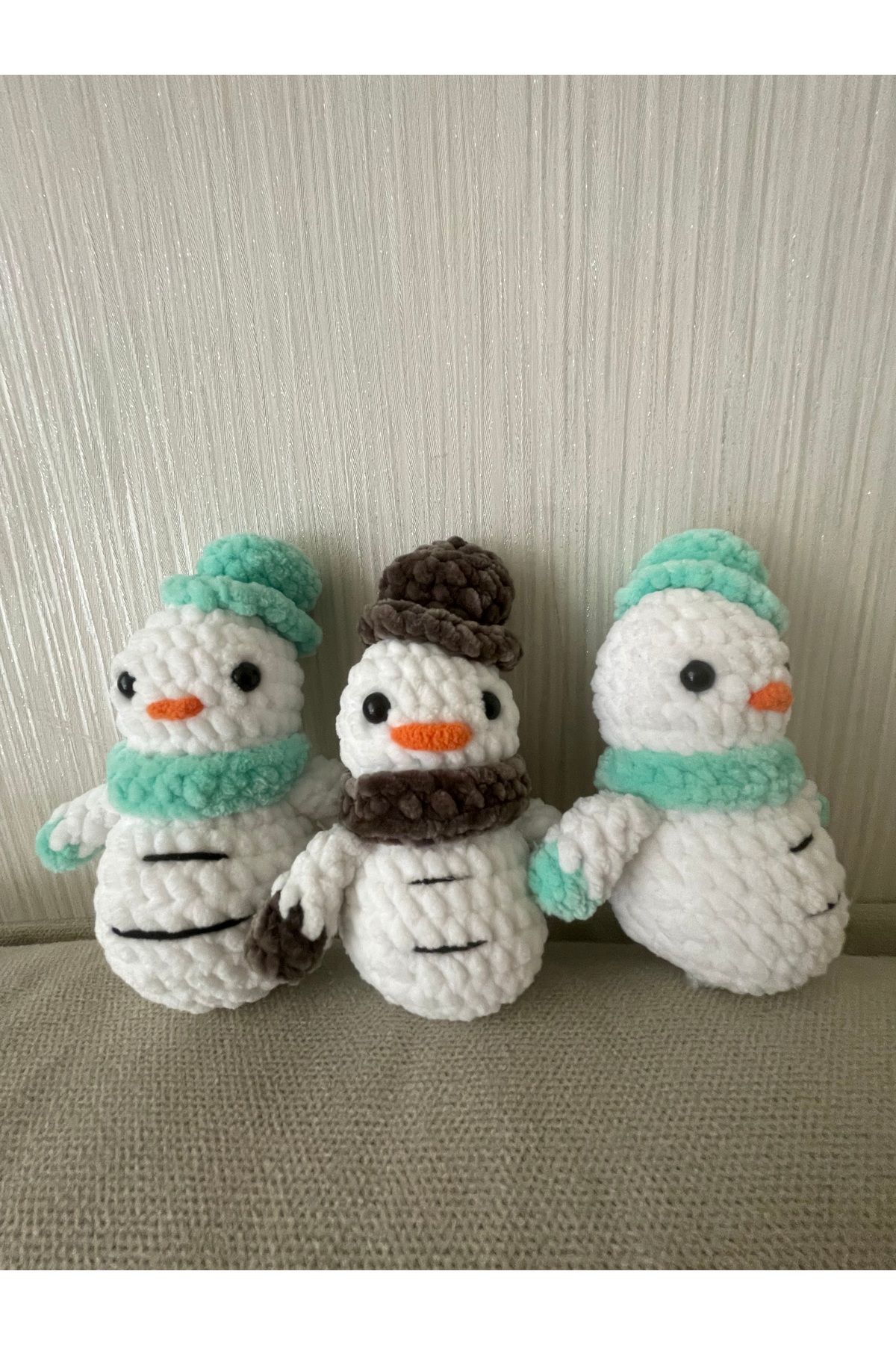 Store Amigurumi örgü oyuncak kardan adam