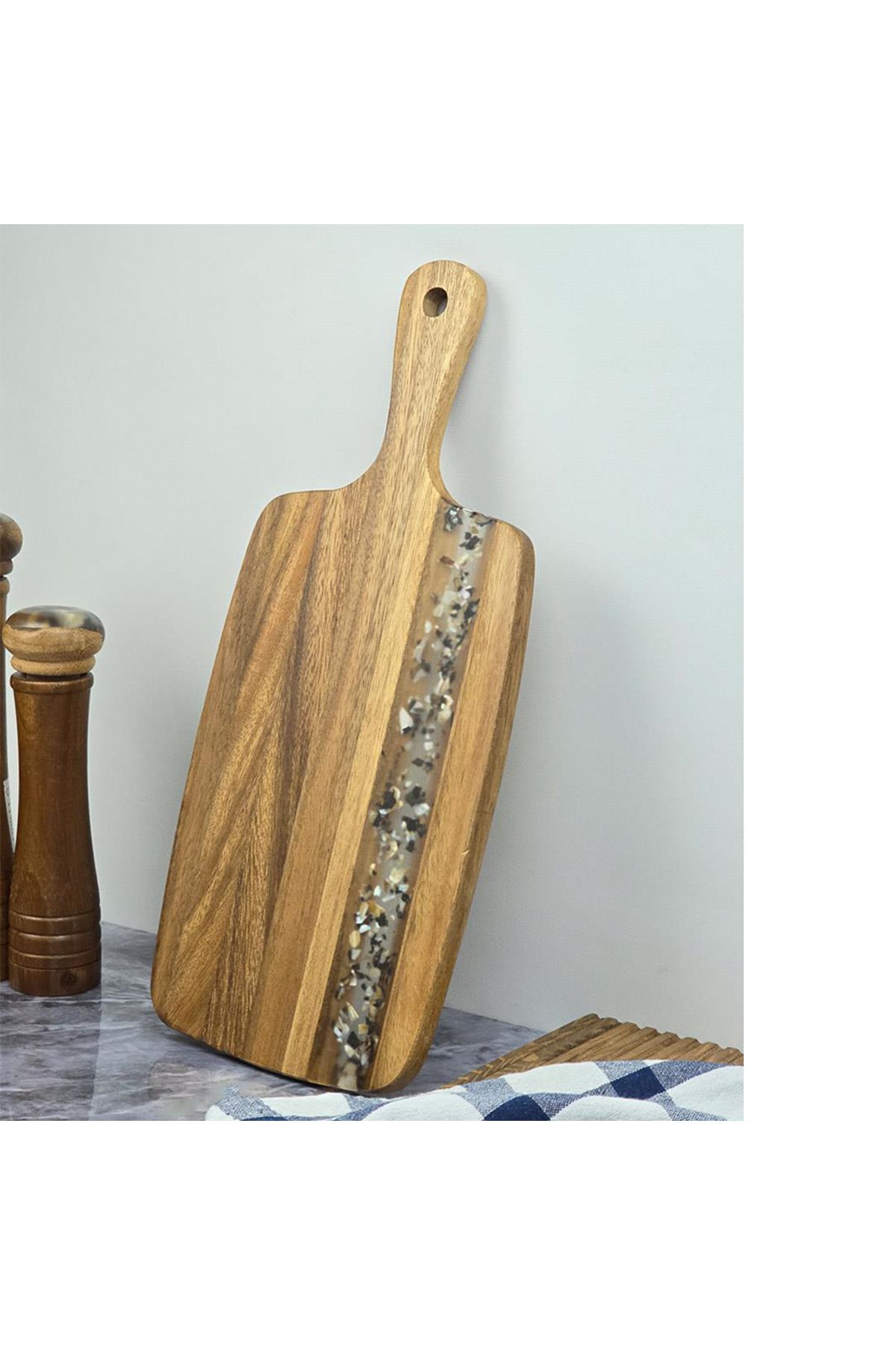 AROW Akasya Dikdortgen Kesme Tahtası 40 cm