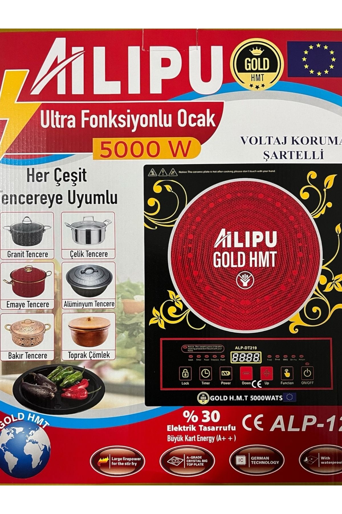 gunkes Ailipu/Alipu 5000 WATT Her Tencereye Uyumlu