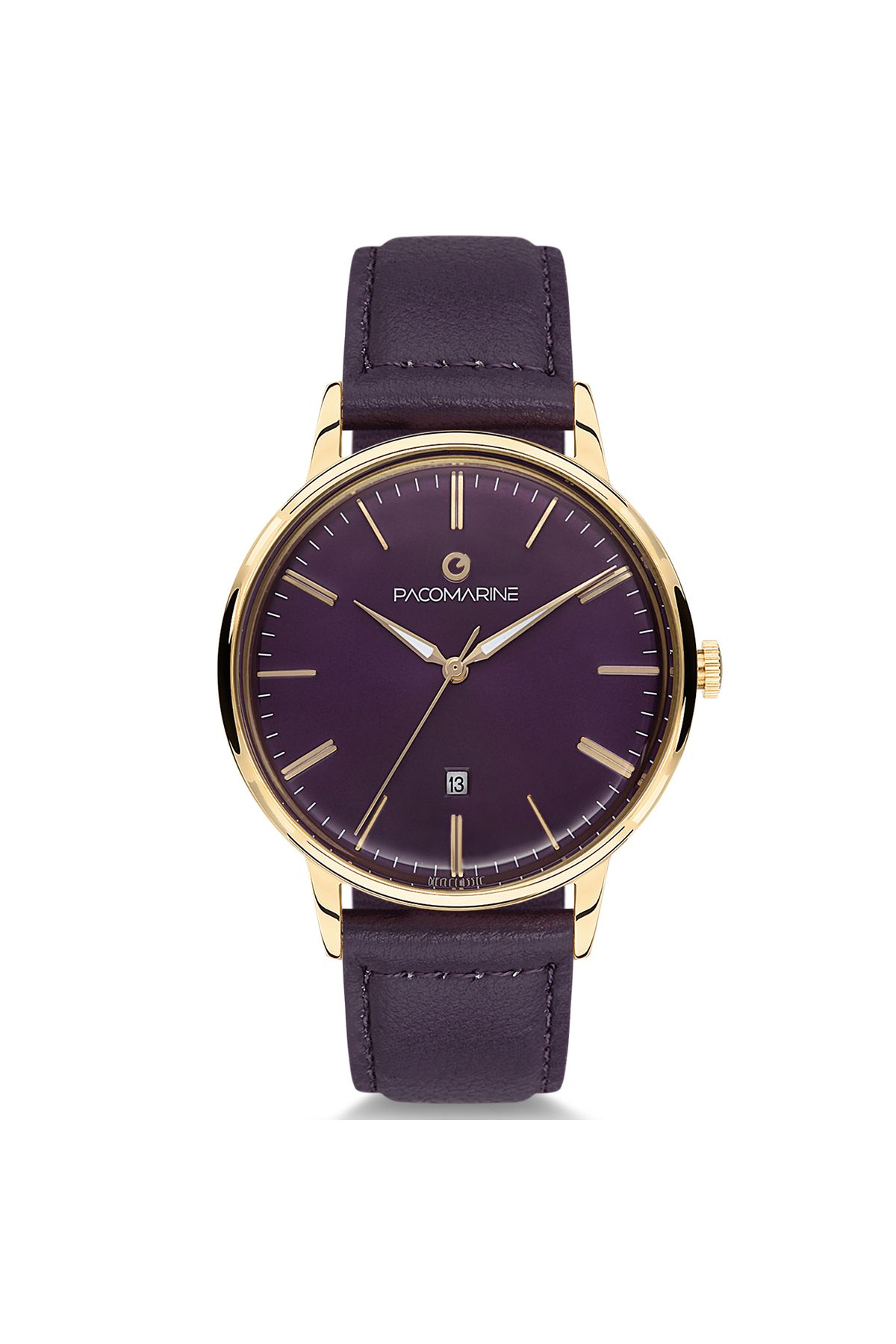 Pacomarine PM.15504.15 PACOMARİNE KOL SAATİ 44 MM Mor