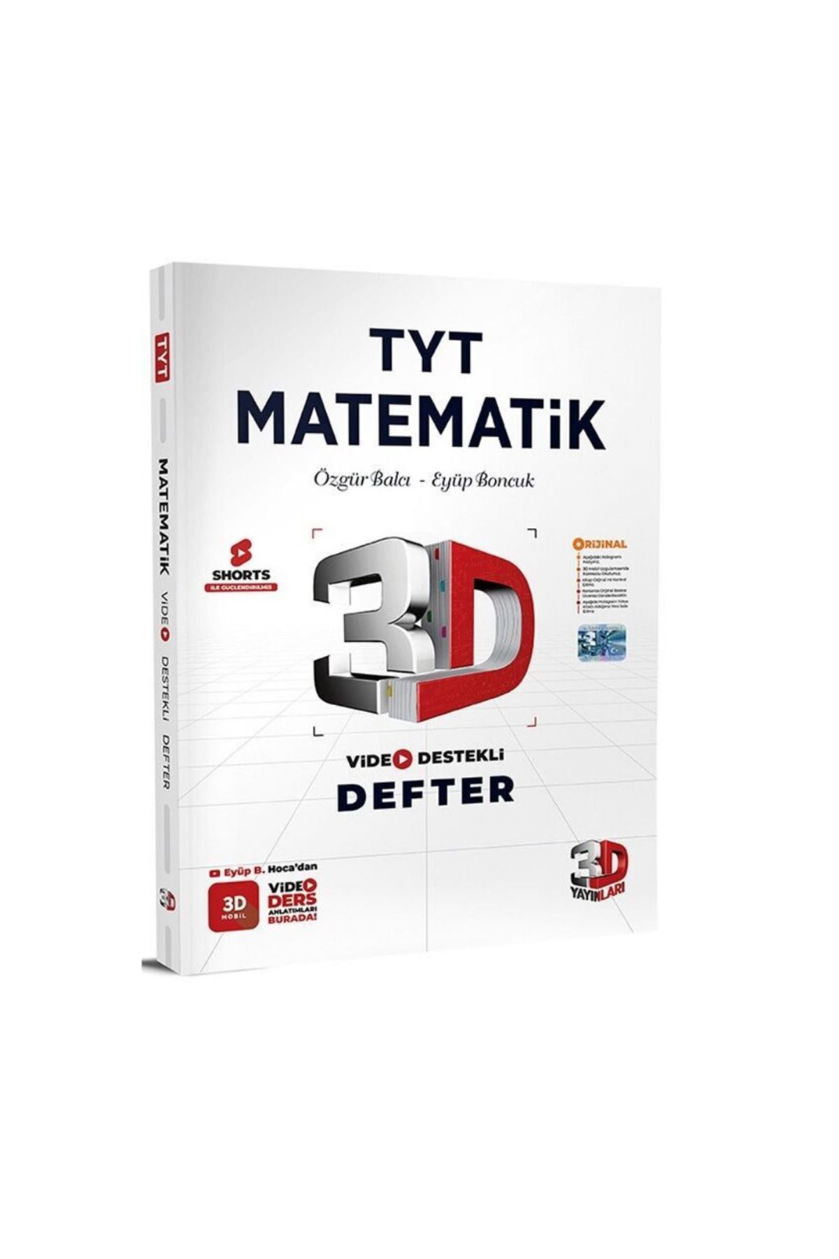 3D Yayınları 3D Yayınları TYT Matematik Video Destekli Defter