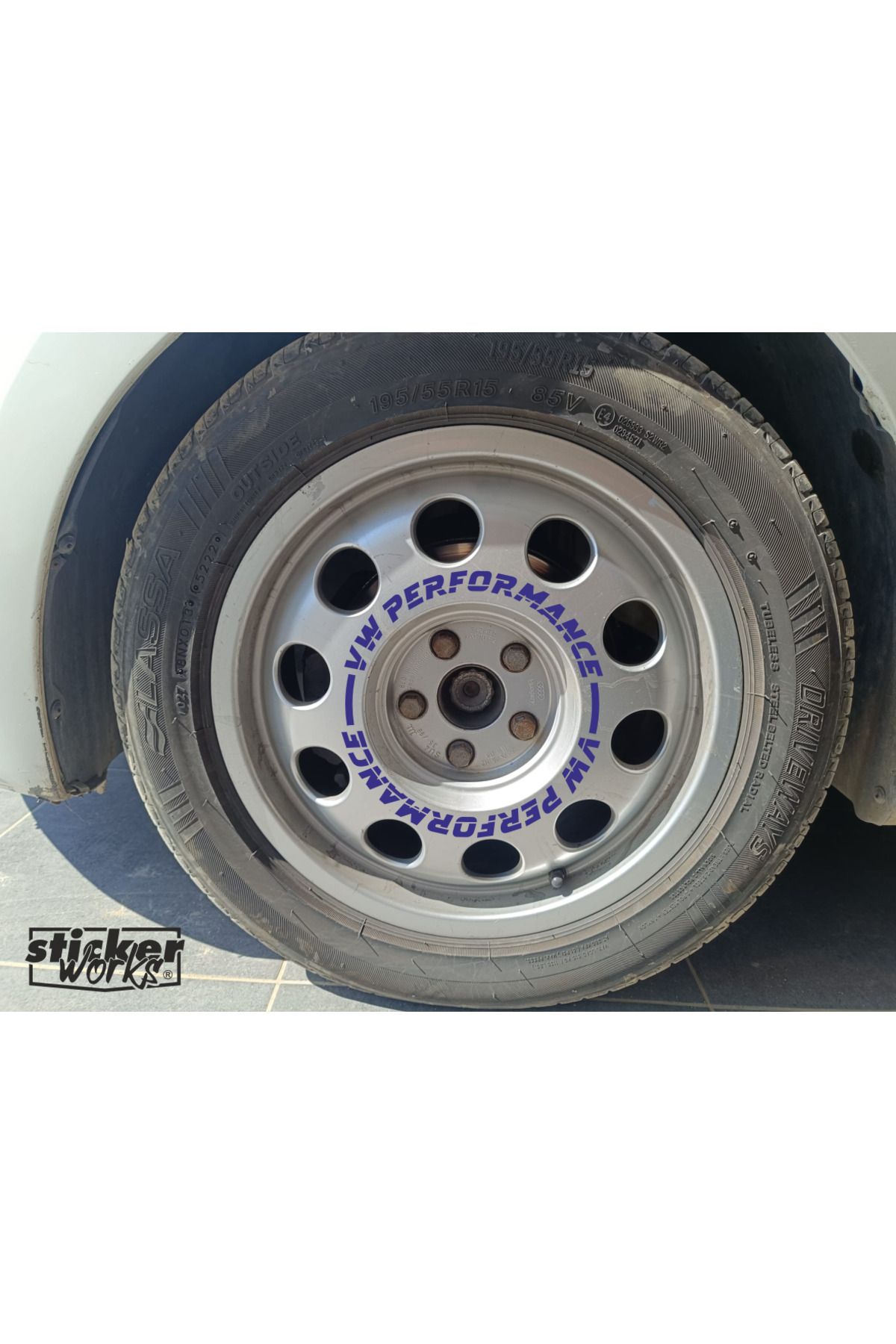 Sticker Works Vw Performance Sticker Audi Hafif Jant Sticker - 4 Adet
