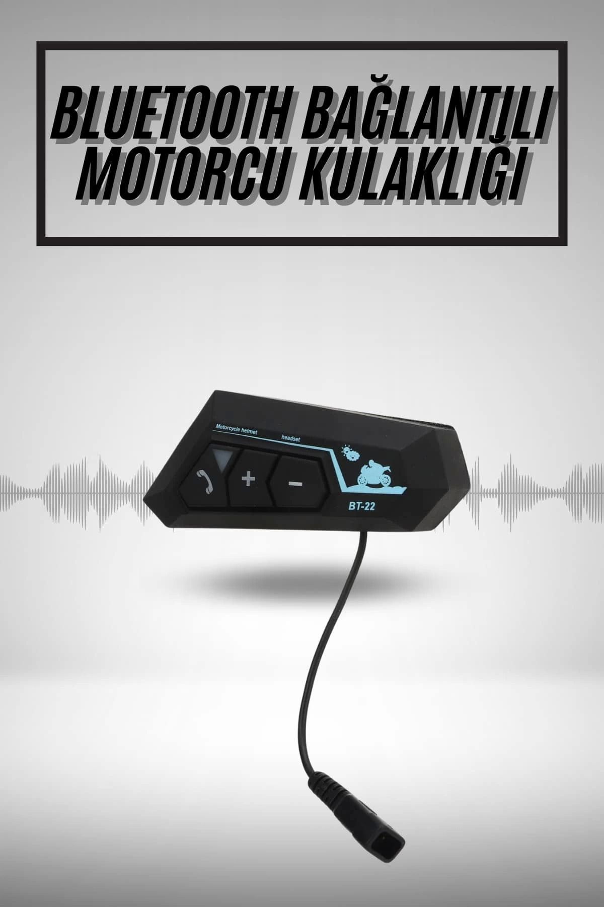 Vemora Yeni Nesil Dinleme Ve Konuşma Özellikli Intercom Kask Kulaklığı 5.0 Bluetooth