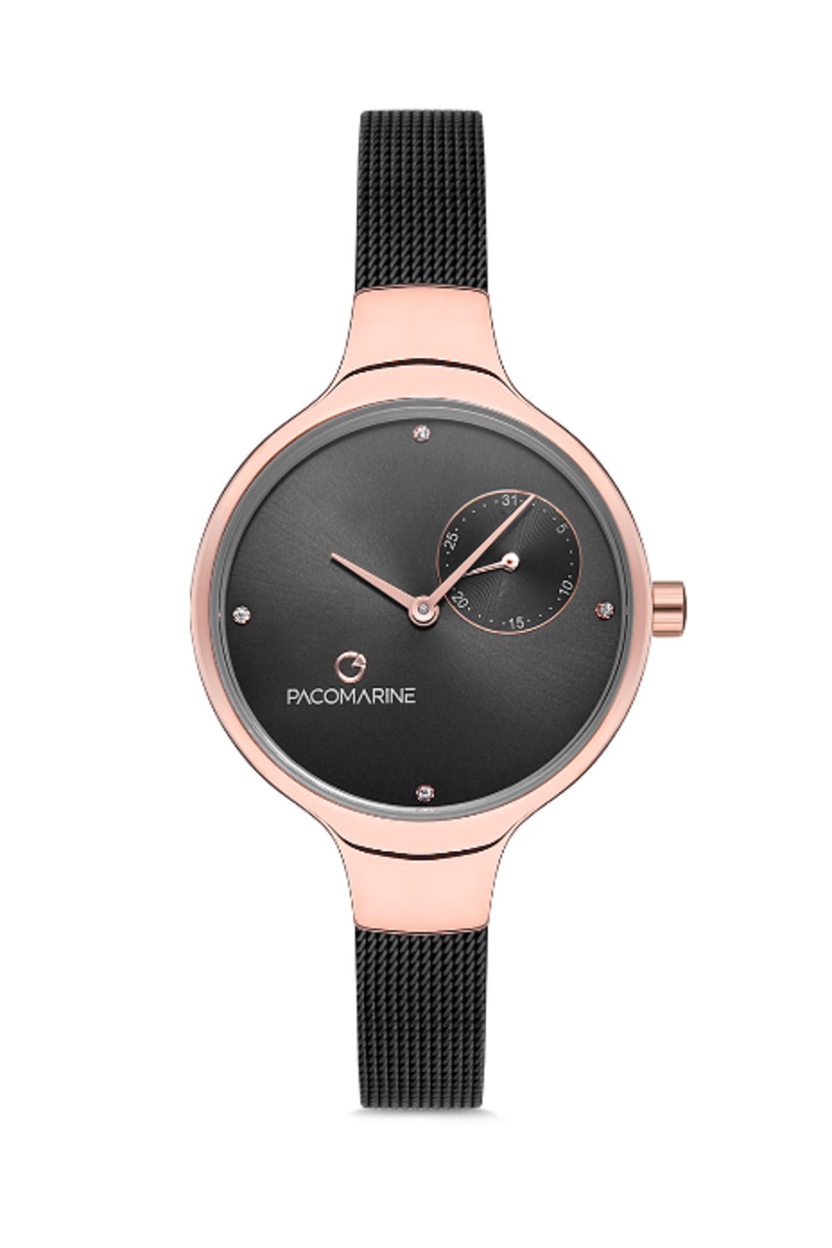 Pacomarine PM.88005.06 PACORAMİNE KOL SAATİ 30 MM Siyah