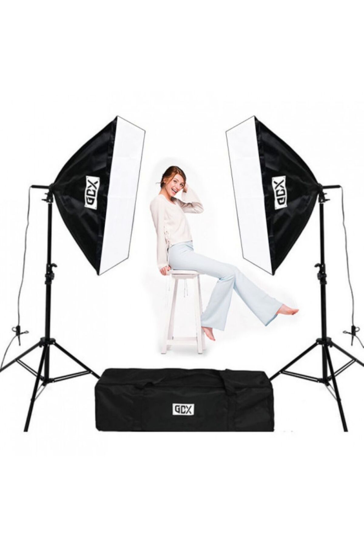 Gdx TLB-2 Twin Pro 50x70 Softbox Kit - Lambasız - Fiyatı, Yorumları
