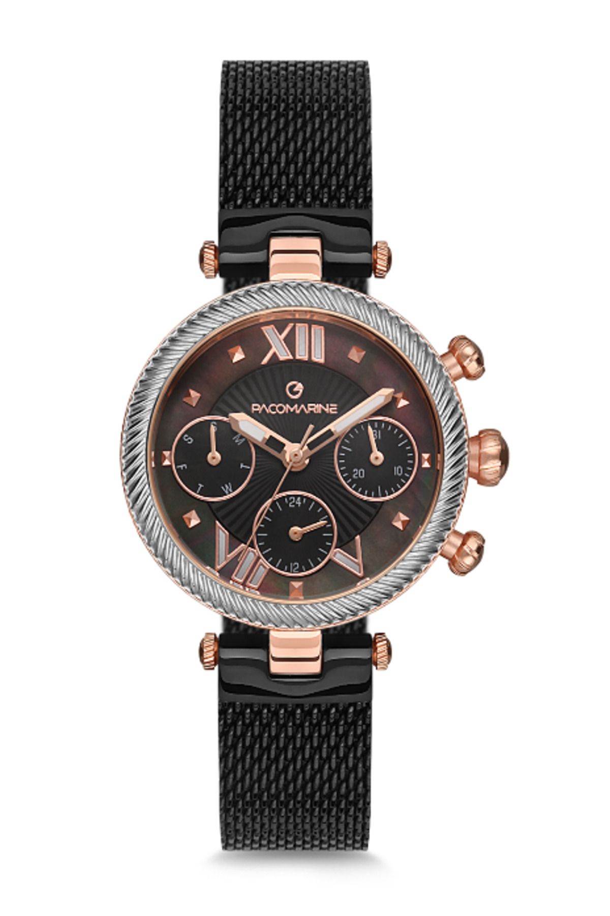 Pacomarine PM.61200.07 PACOMARİNE KOL SAATİ 34 MM Siyah