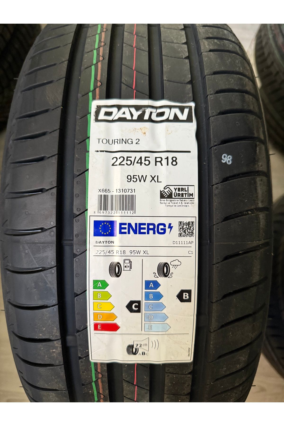Dayton / 225/45R18 (TOURİNG-2) 2025 YAZ LASTİĞİ