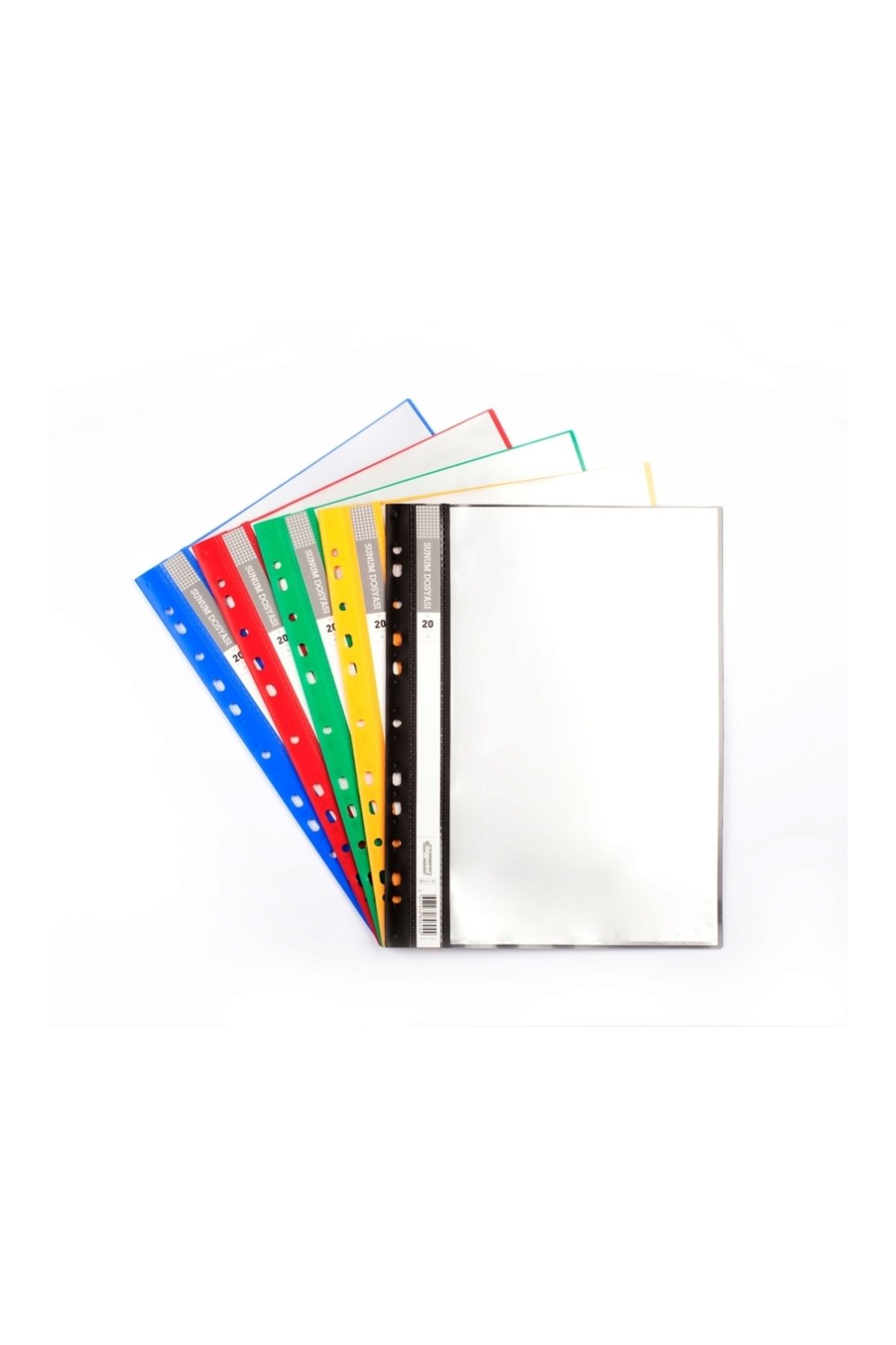 Bigpoint-Presentation File, 20 Sheets, 5 Pack, A4, 5 Colors, Durable Pp 1