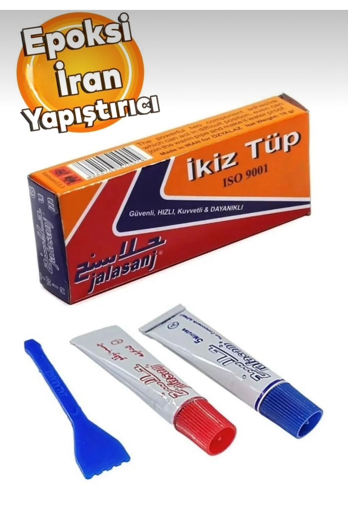 IRAN SAFRRON İran Yapıştırıcısı Epoksi Yapıştırıcı 18 Gram İkiz Tüp Çift Karışımlı