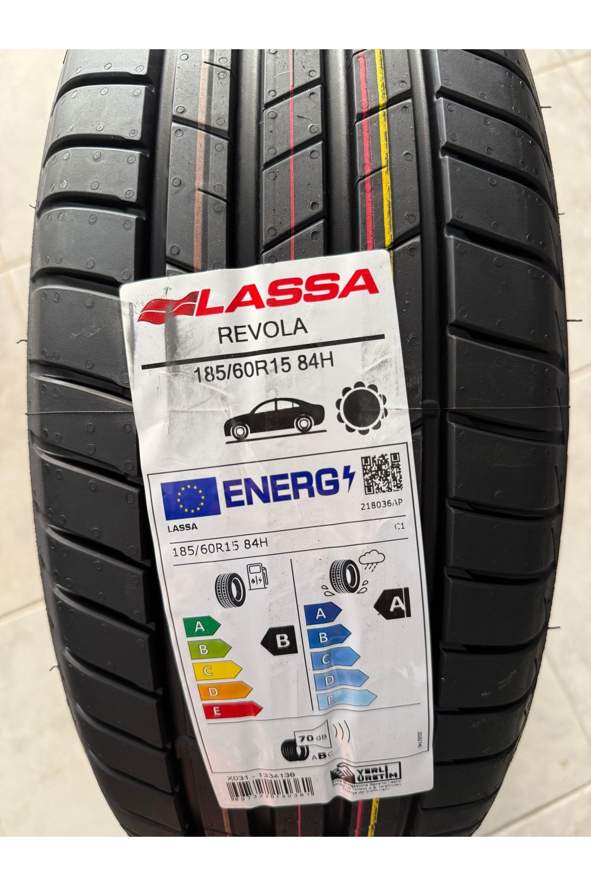 Lassa / 185/60R15 (REVOLA) 2025 YAZ LASTİĞİ