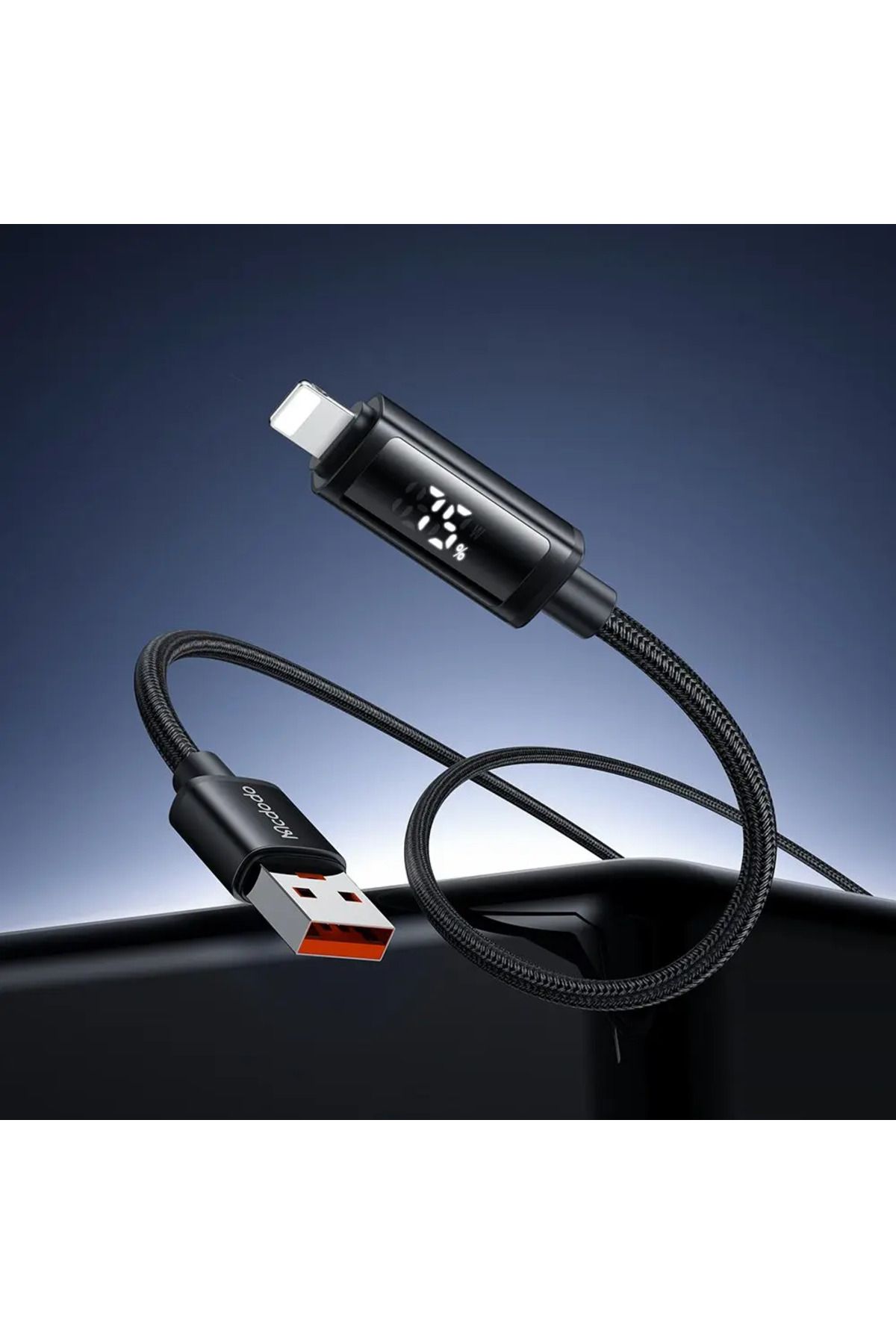 Mcdodo CA-7970 USB-A TO LİGTNİNG Çift LED Ekranlı 3A KABLO