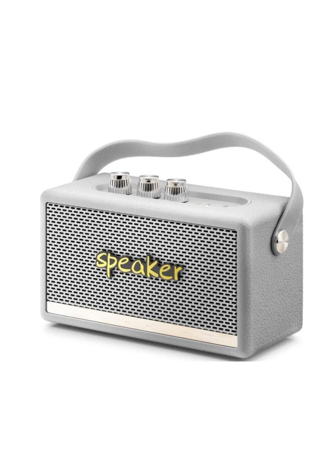 NODAR Hadron KILBURN3 Beyaz Bluetooth Nostalji Speaker168-103-72MM