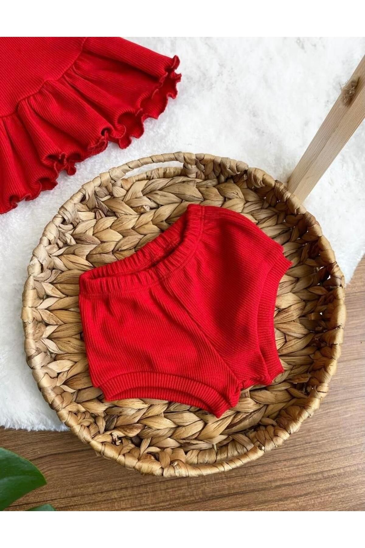ArdenKids Kırmızı Çocuk Şort