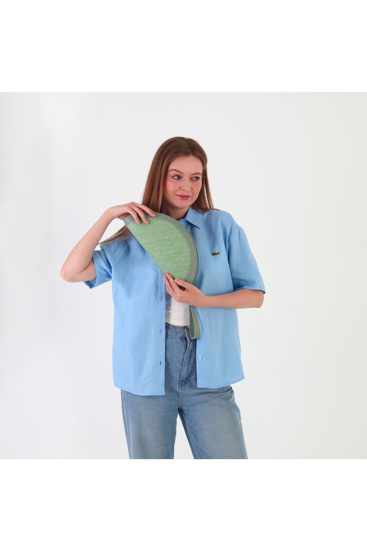 GUONN Venice Hasır Clutch Çanta
