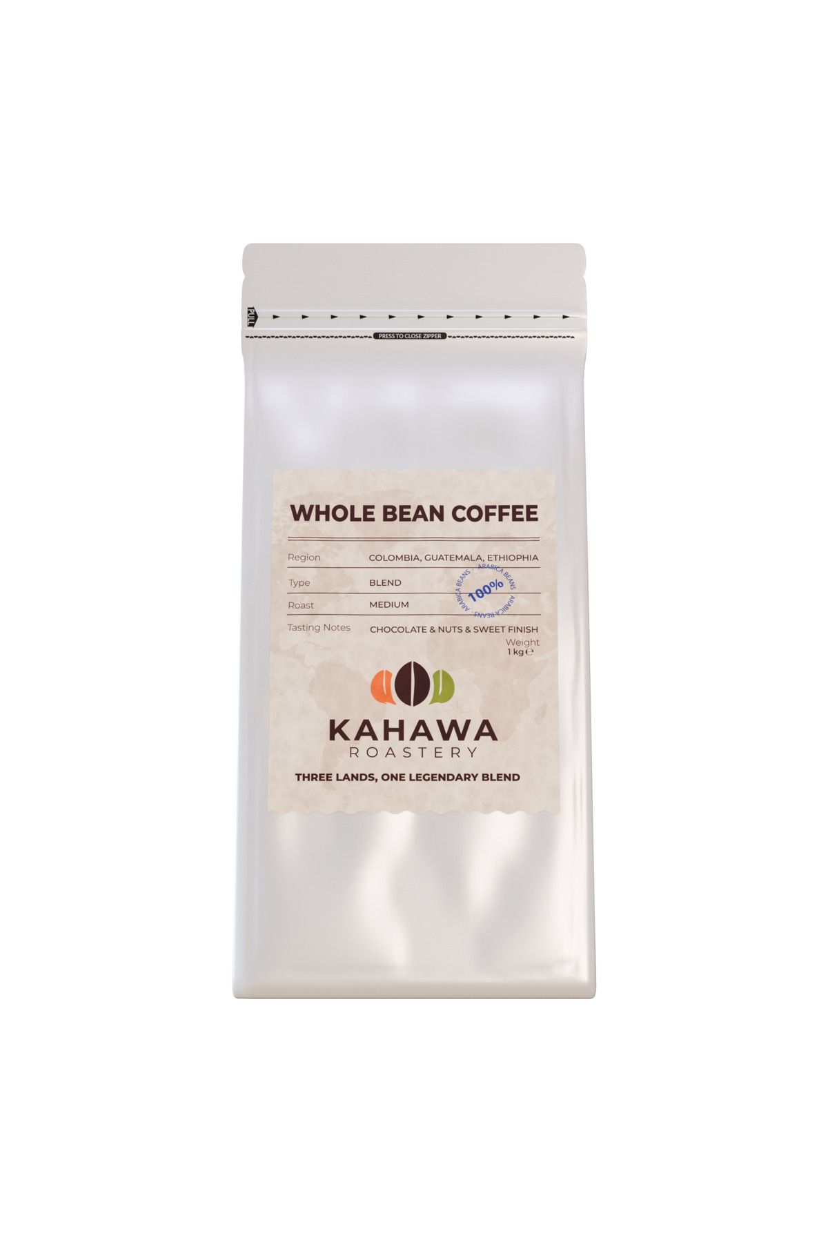 Kahawa Roastery Premium Espresso Çekirdek 1 Kg