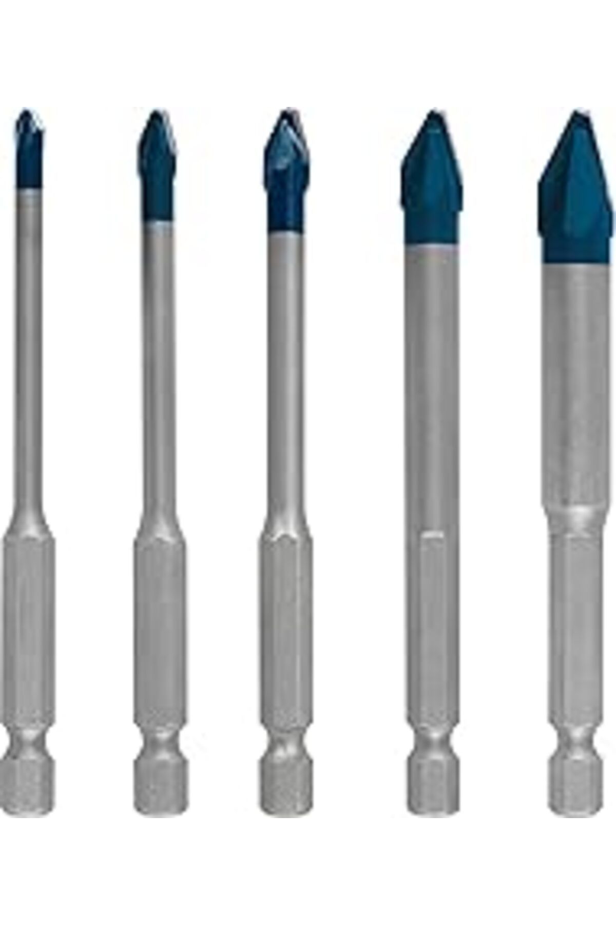 Pazarcan Bosch Professional 5 Parça Expert Hex-9 Hardceramic Matkap Ucu Seti (Sert Fayanslar, Ø 4-10 Mm, Aks