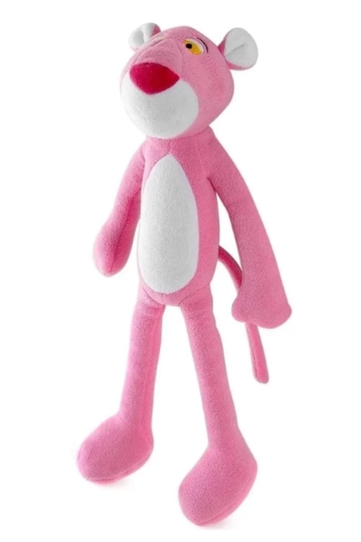 şekeyci Pembe Panter Uyku Arkadaşı Pamuk Kumaş Yumuşak Dokulu 70 Cm
