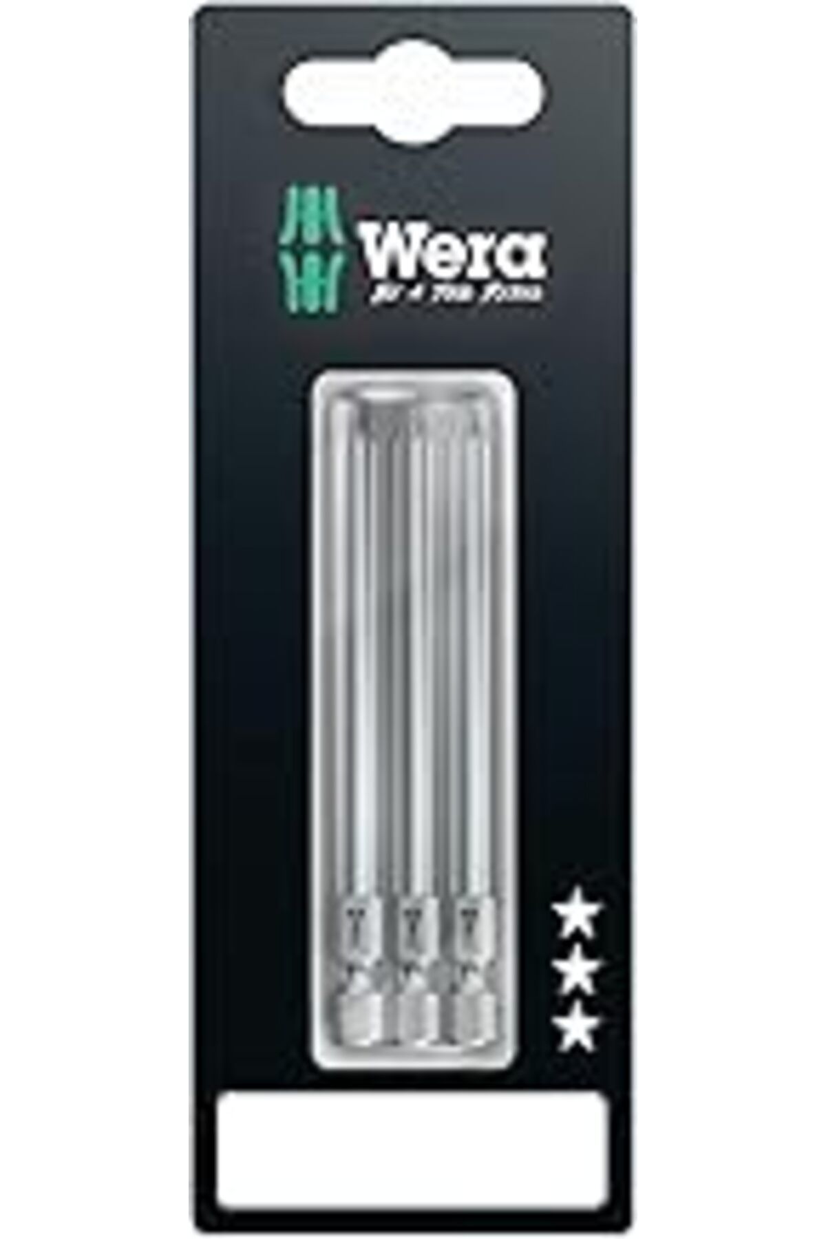 Pazarcan Wera - 05073473001 - Torx Uçlar, 867/4 Z Sb Uçlar, Tx 25 X 89 Mm, 3 Parça