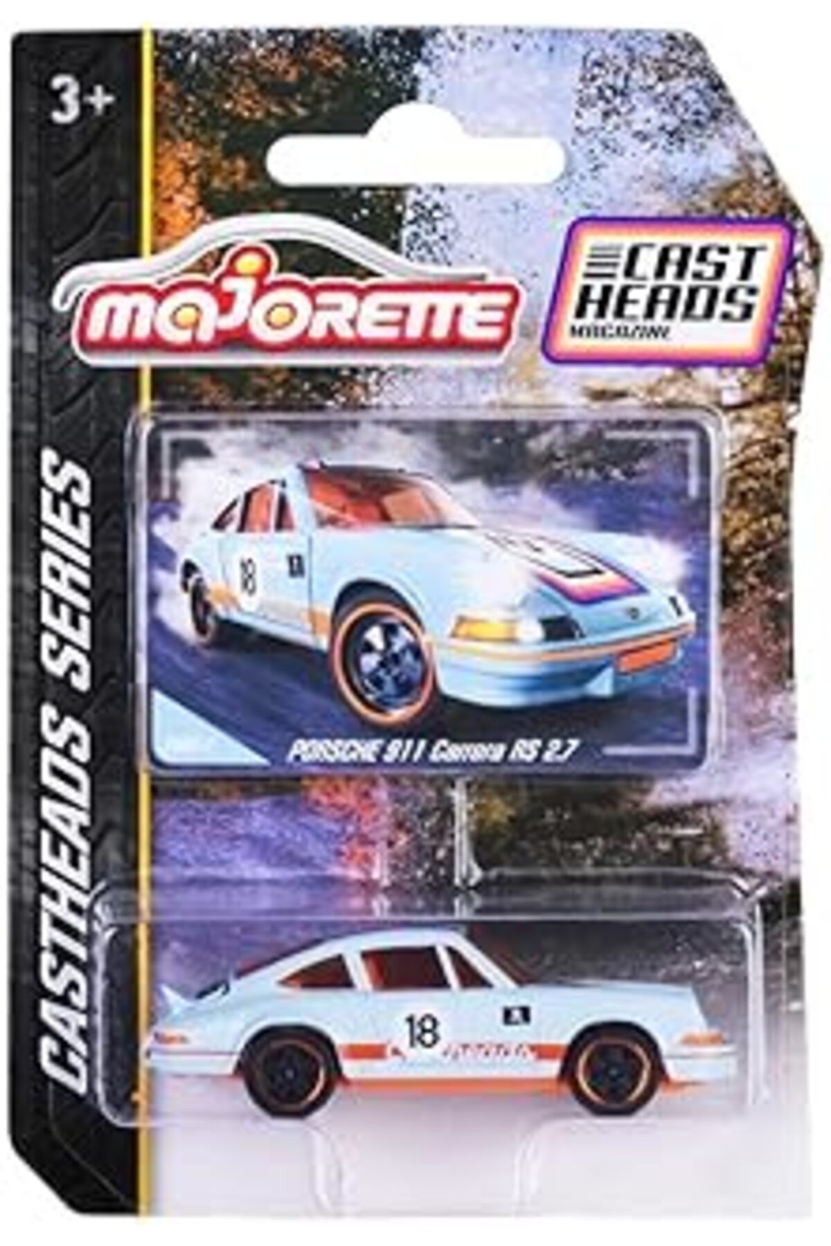 Pazarcan Majorette Castheads Series Araçlar Porsche 911 Rs 2.7