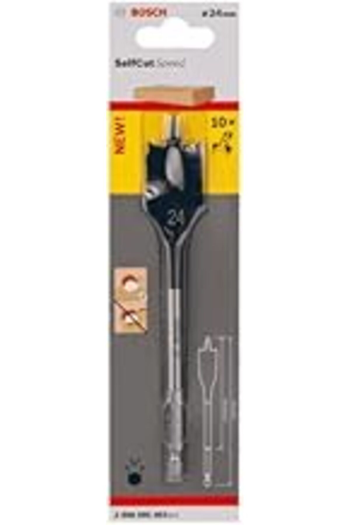 Pazarcan Bosch Professional Matkap Ve Kırıcı Delici Uçları, Ahşap Matkap, Gri, 1 Adet